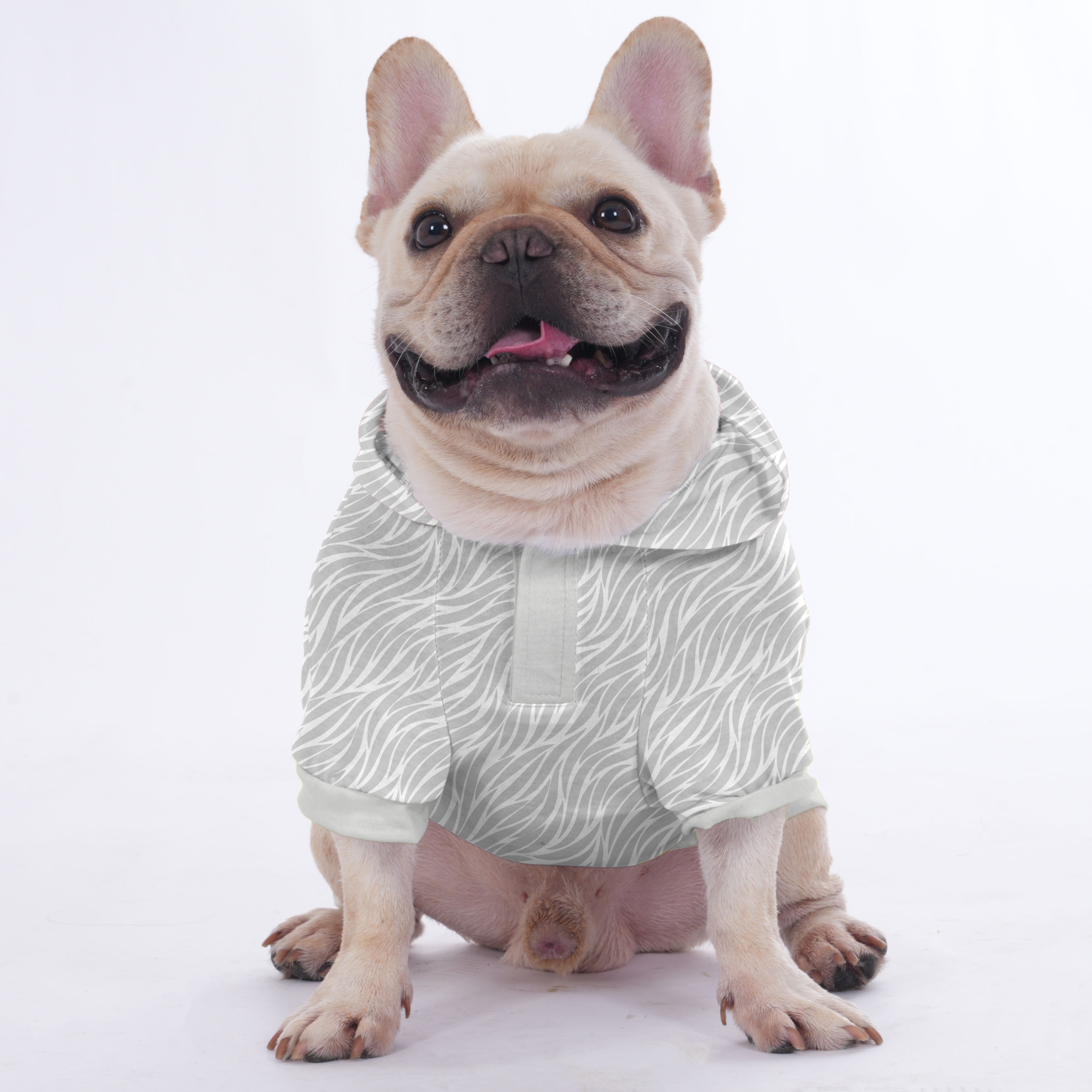French Bulldog Custom Fleece Hoodie for French Bulldogs-fadou