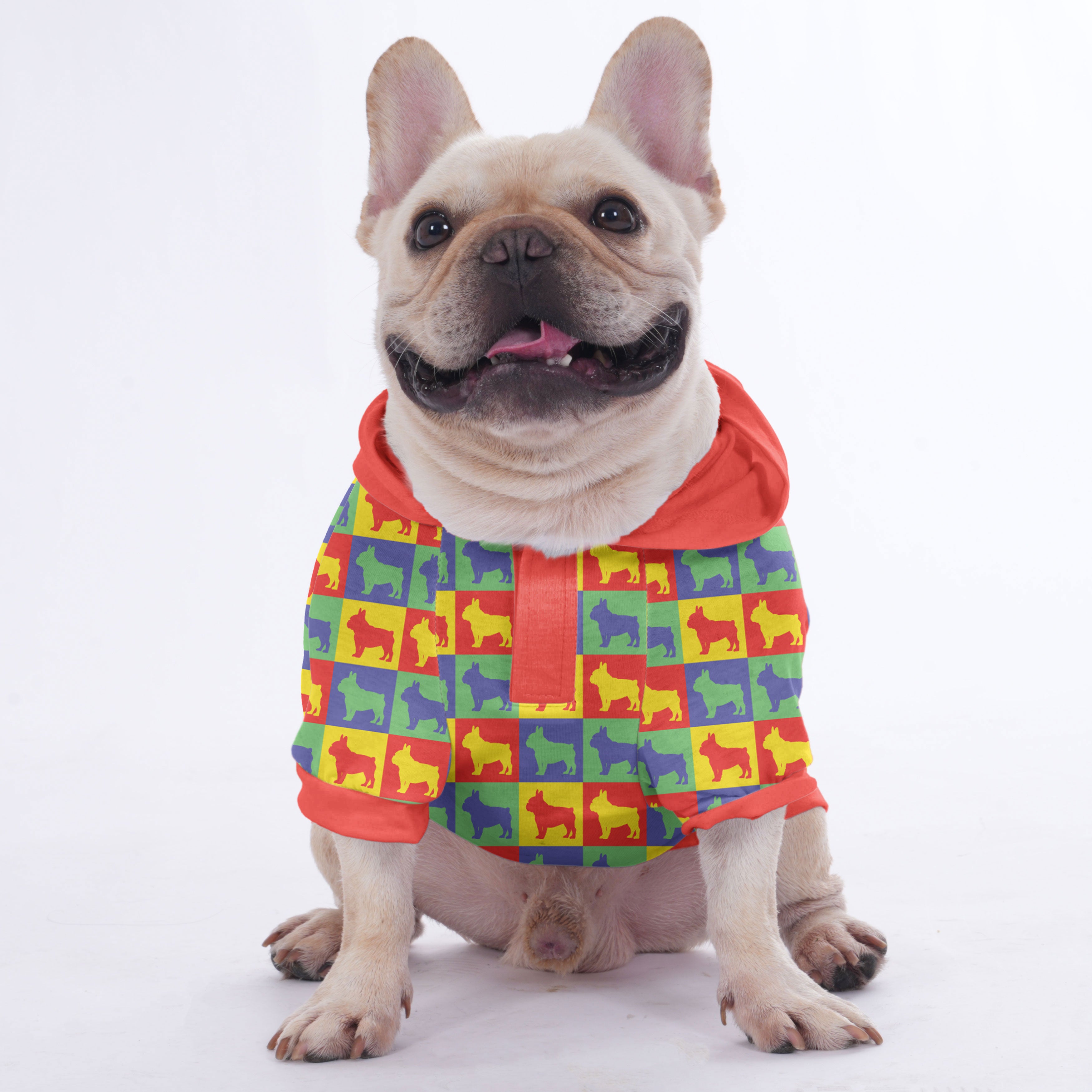 Sloth French Bulldog Cozy Hoodie for Outdoor Adventures-fadou
