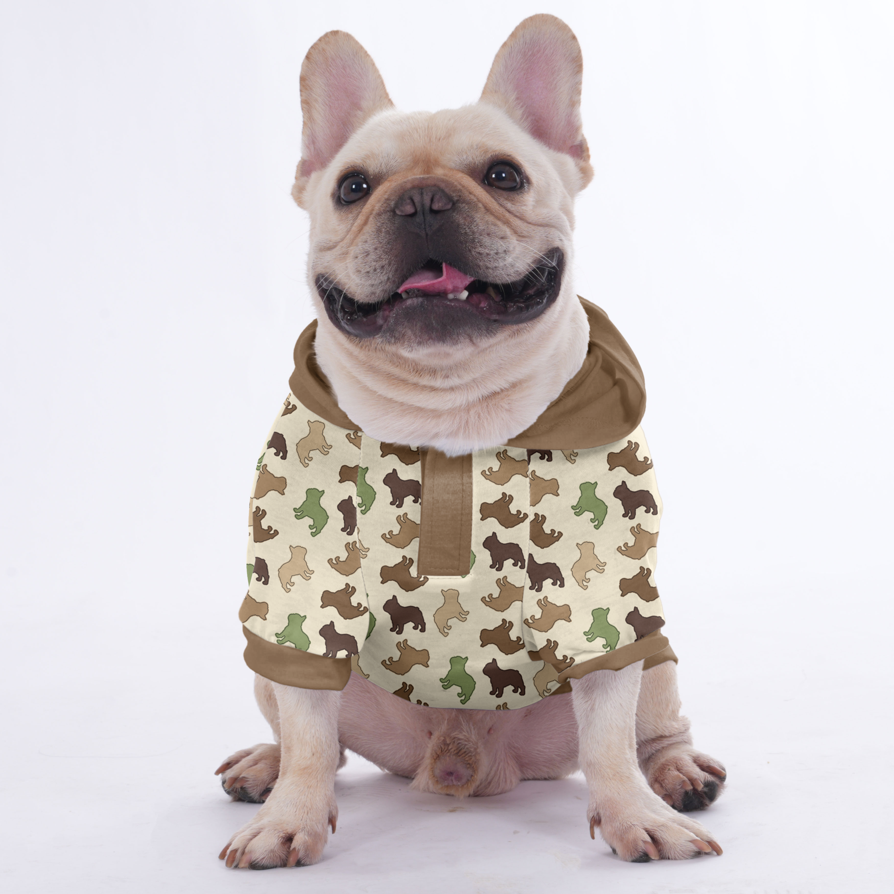 Bale French Bulldog Pet Sweatshirt for Flat-Face Breeds-fadou