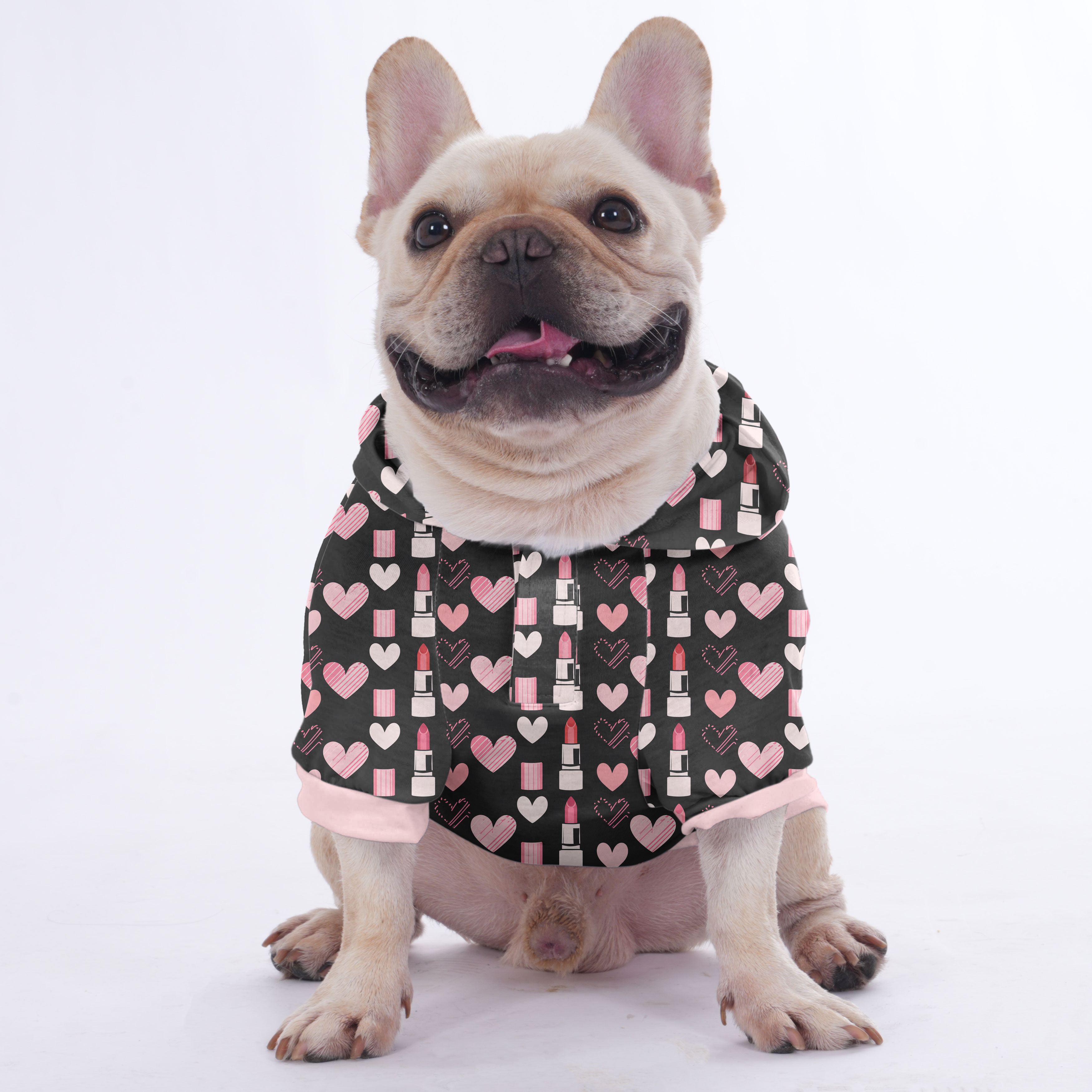 Ellie French Bulldog Pet Sweatshirt for Short-Nosed Dogs-fadou