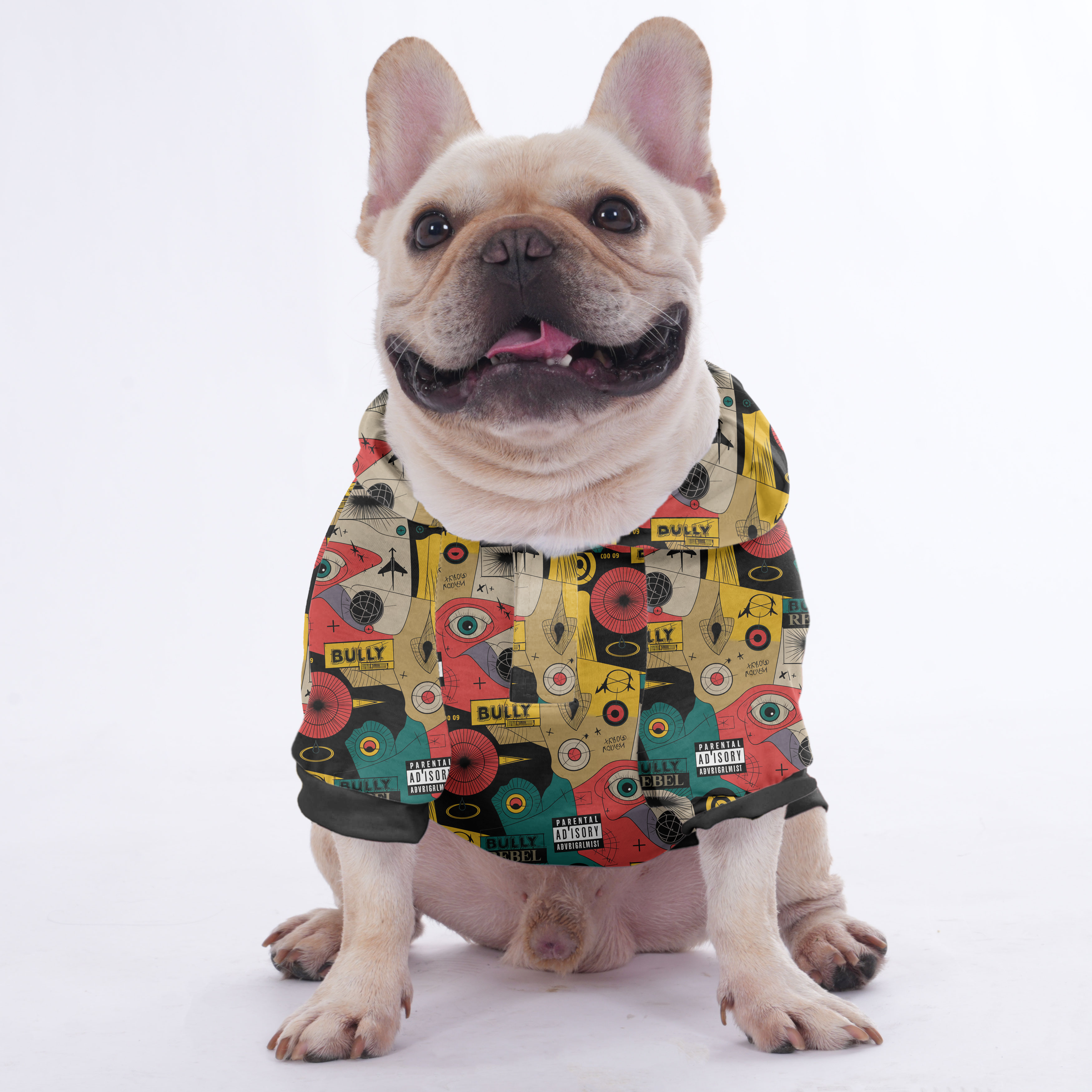 Koda French Bulldog Pet Sweatshirt for Flat-Face Breeds-fadou