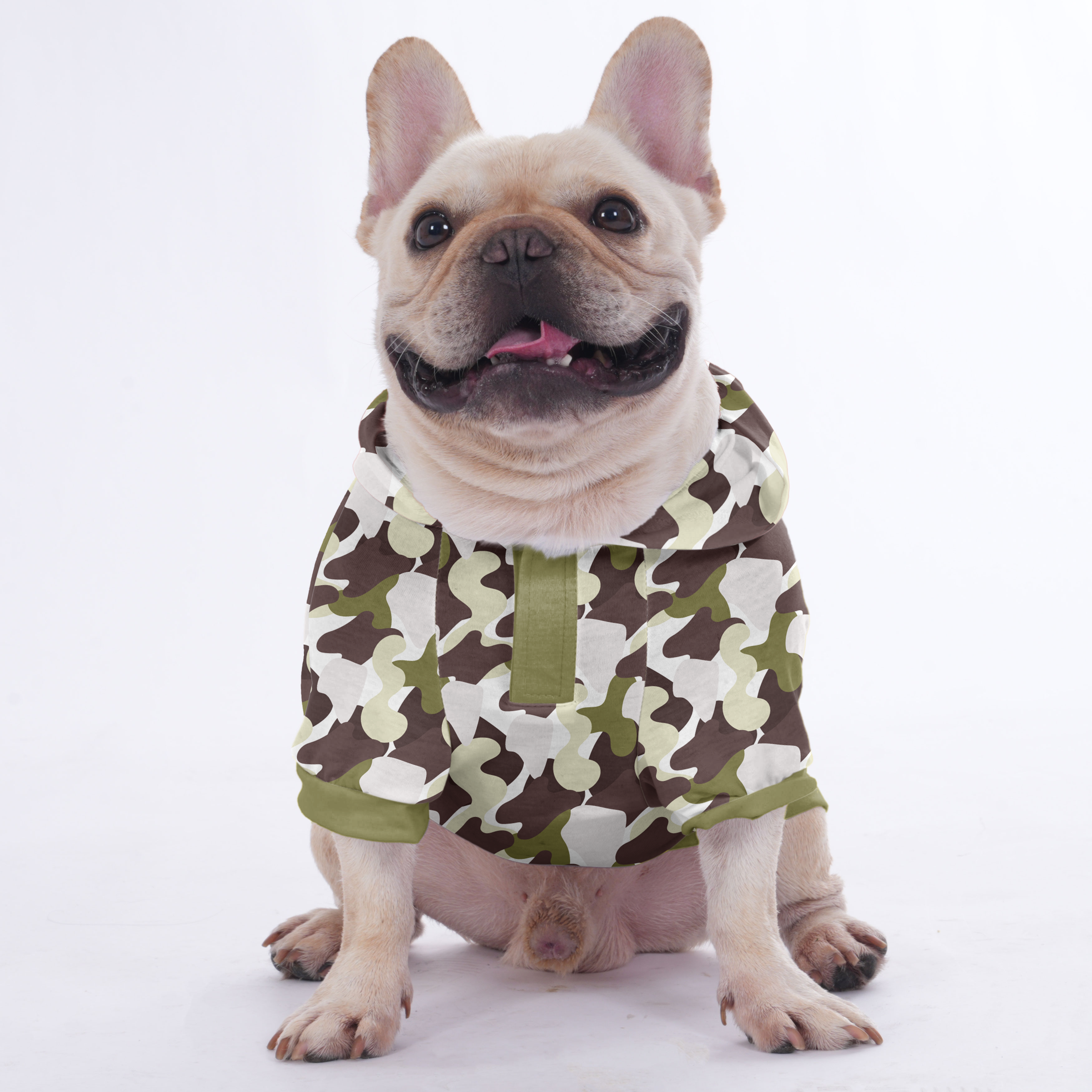 Personalized French Bulldog Hoodies Featuring for Short-Nosed Dogs-fadou