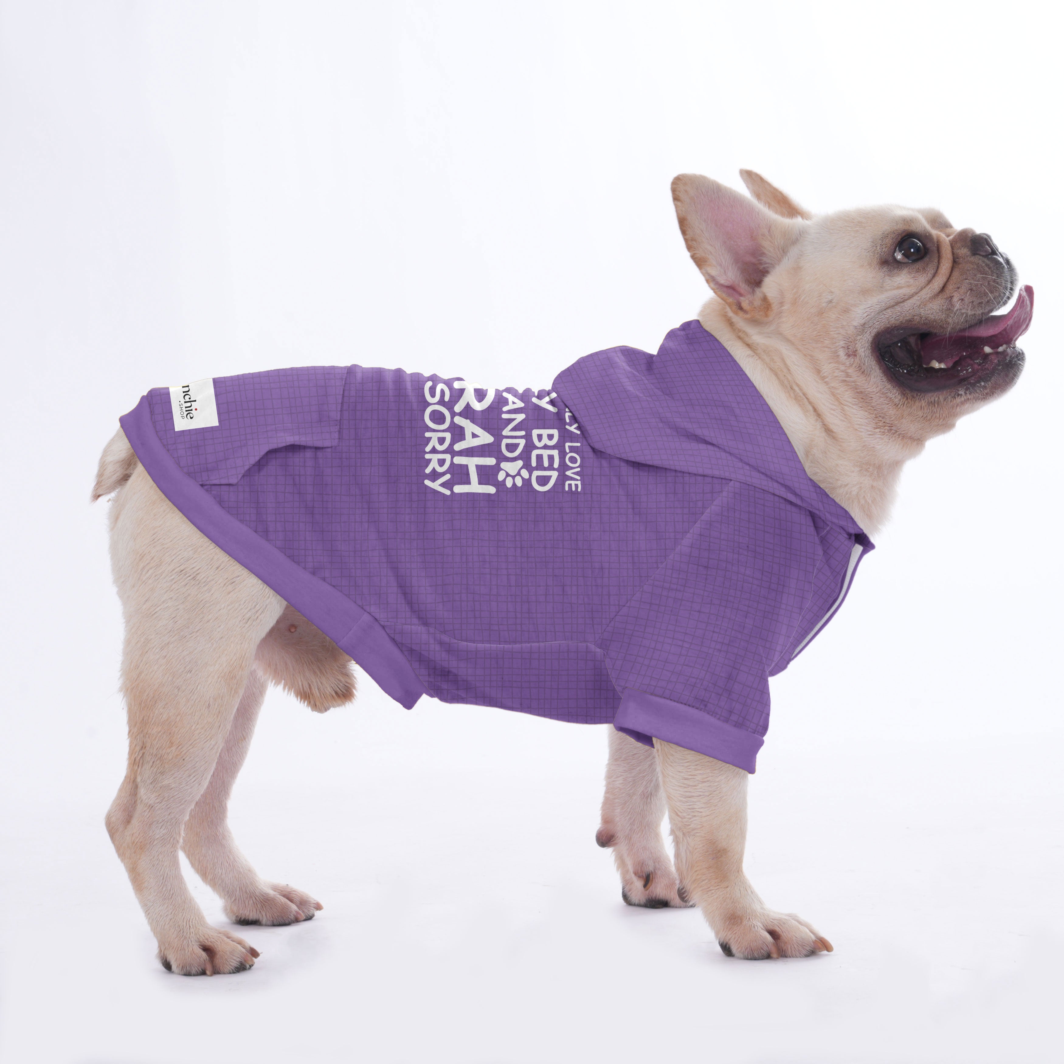 French Bulldog Custom Fleece Hoodie for Short-Nosed Dogs-fadou
