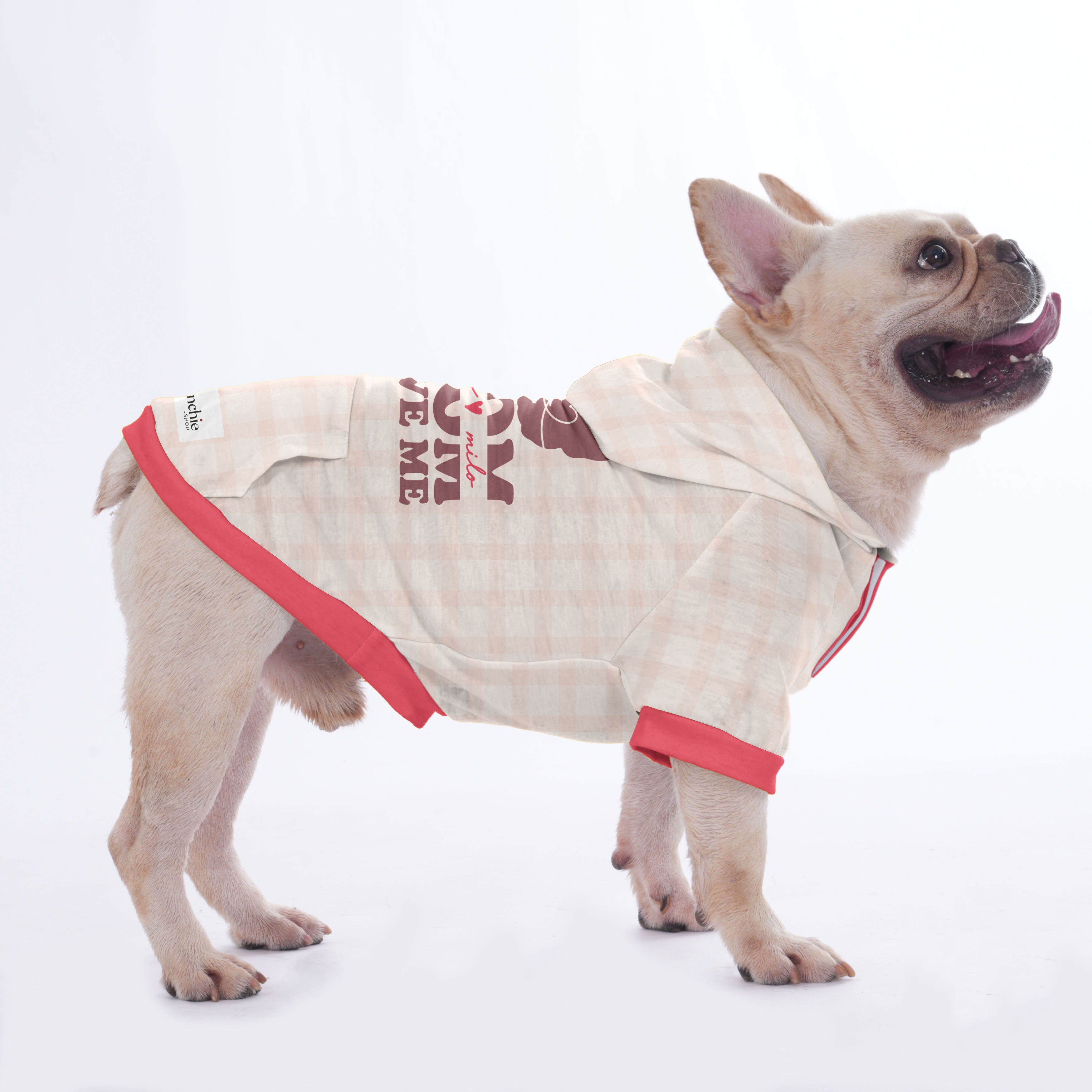 French Bulldog Custom Pet Sweatshirt for Flat-Face Breeds-fadou