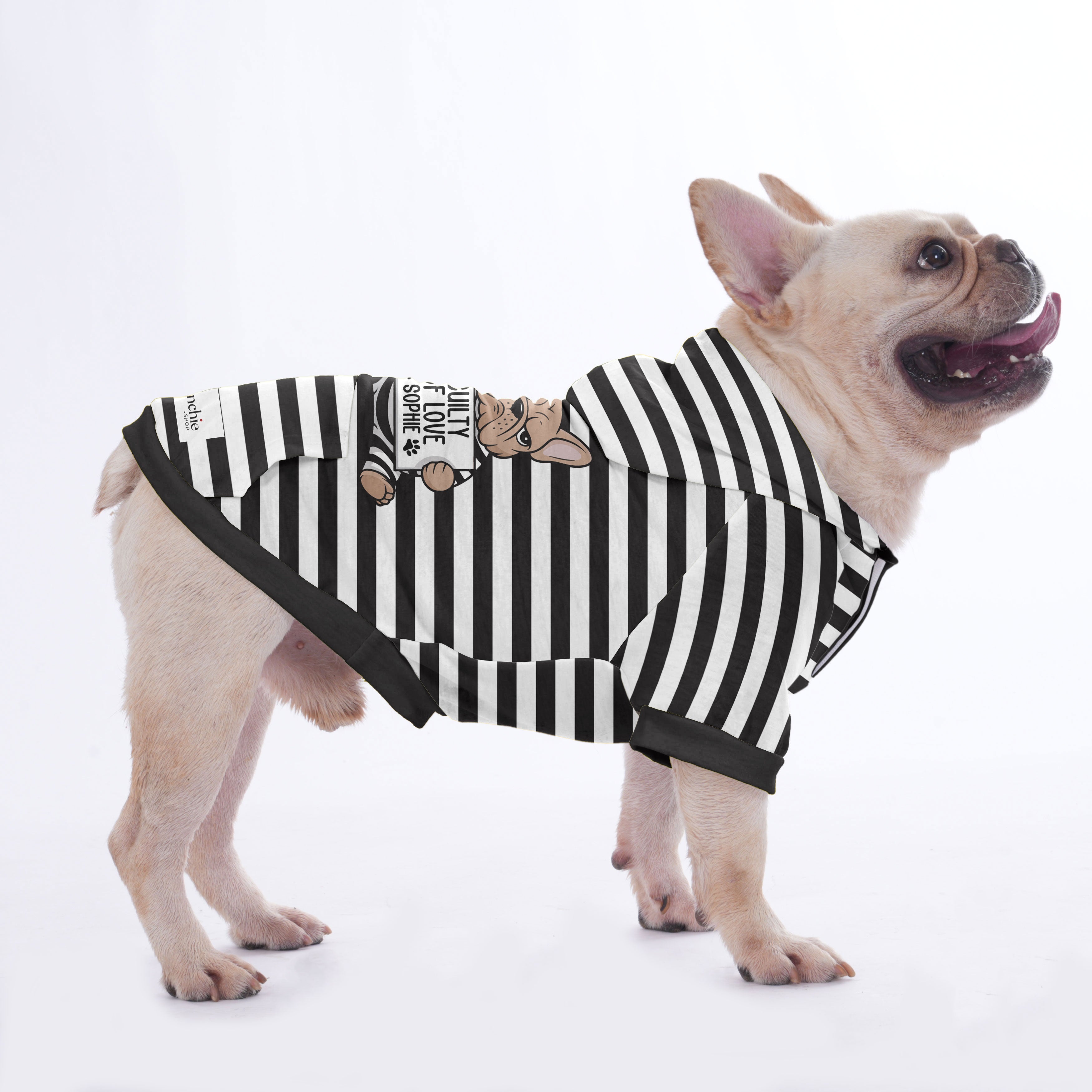 French Bulldog Custom Pet Sweatshirt for Brachycephalic Dogs-fadou