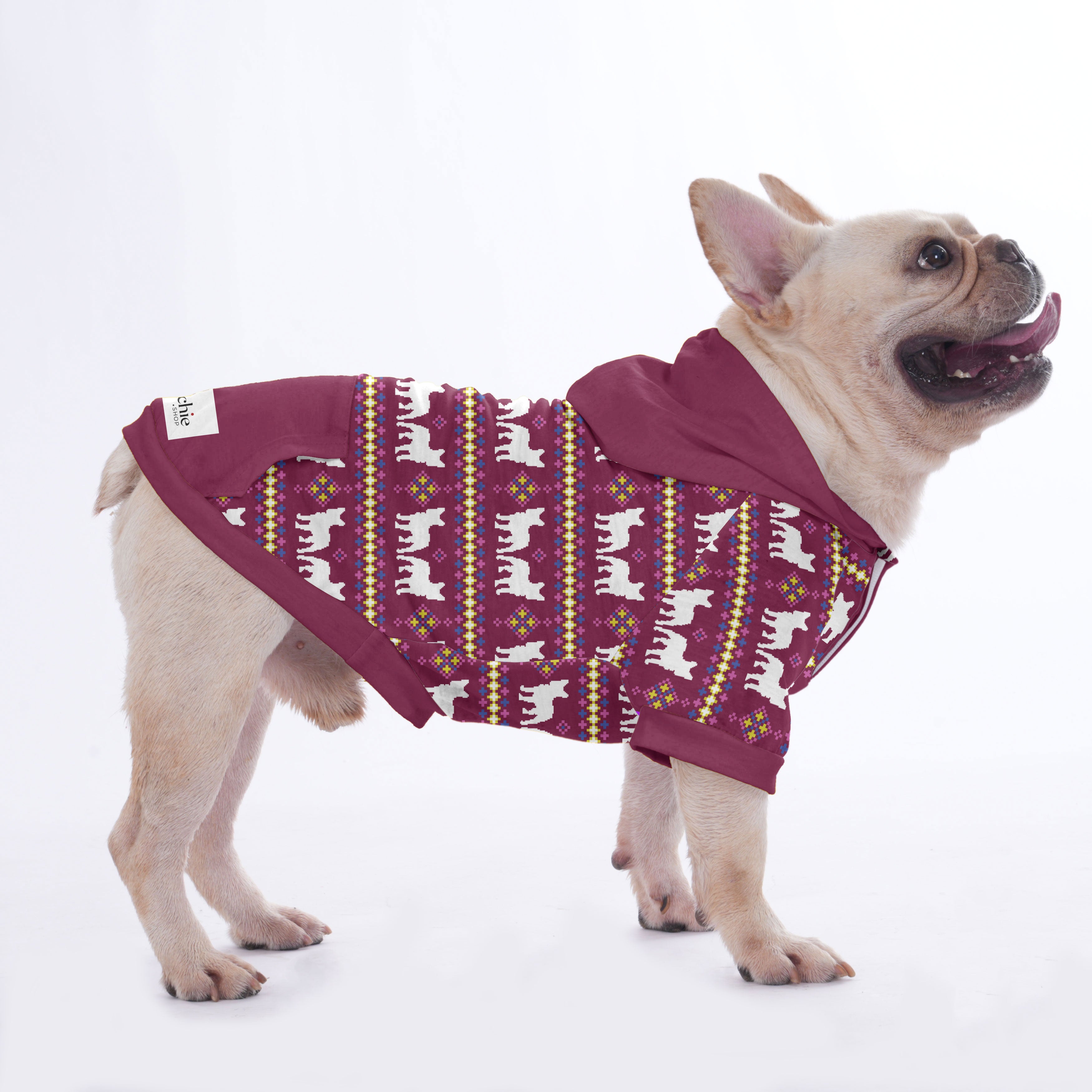 Zelda French Bulldog Pet Sweatshirt for Flat-Face Breeds-fadou