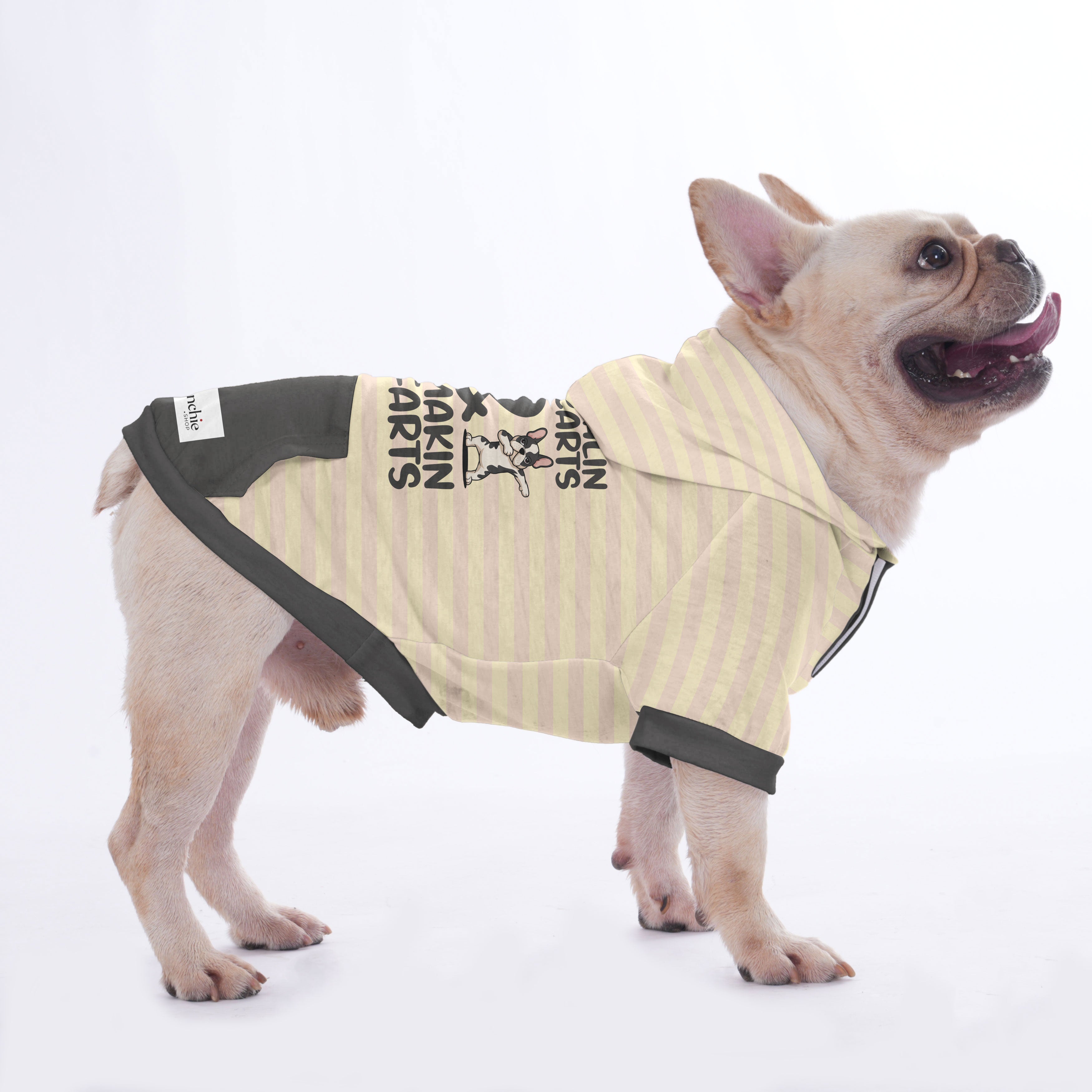 Stealin French Bulldog Dog Hoodie for Brachycephalic Dogs-fadou