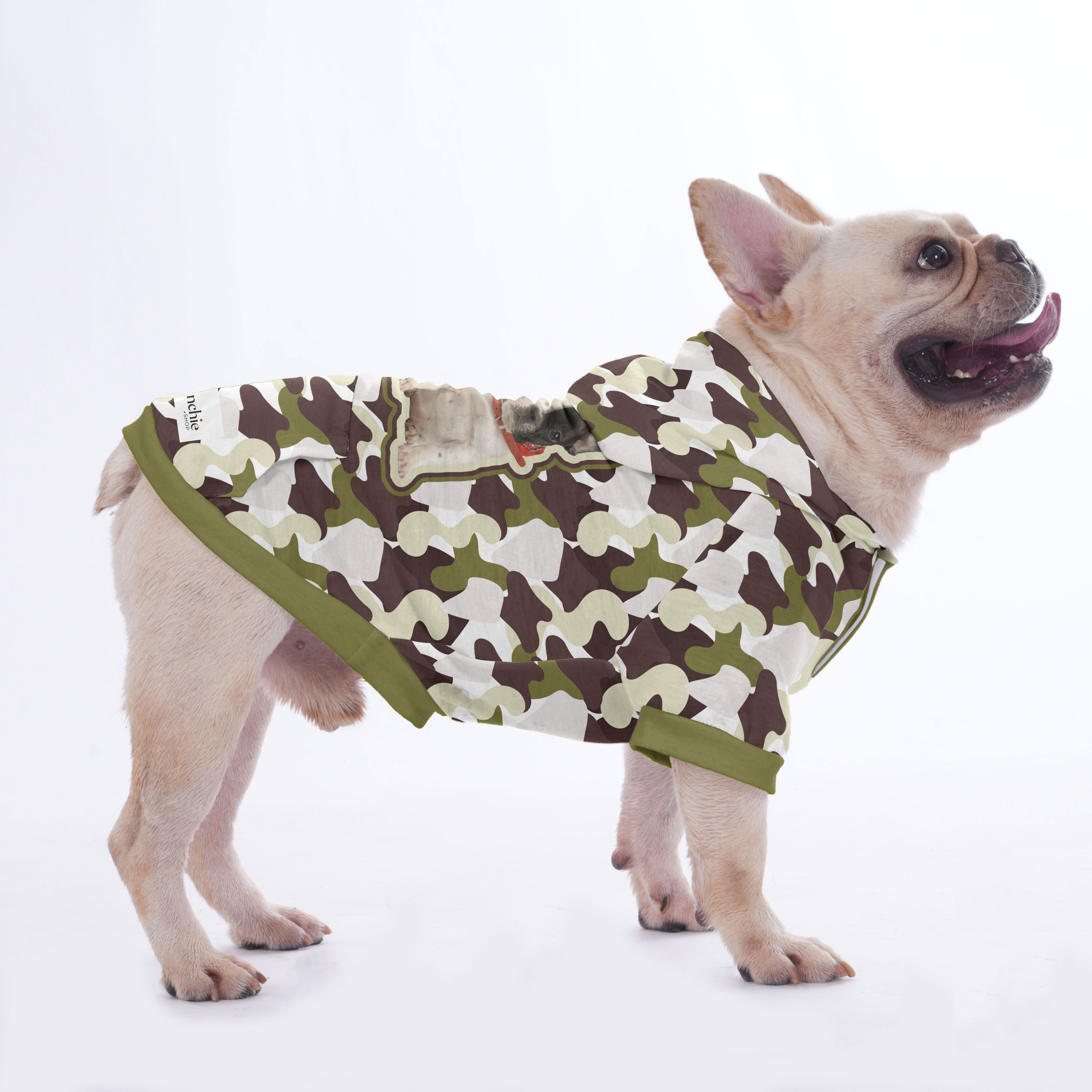 Personalized French Bulldog Hoodies Featuring for Short-Nosed Dogs-fadou