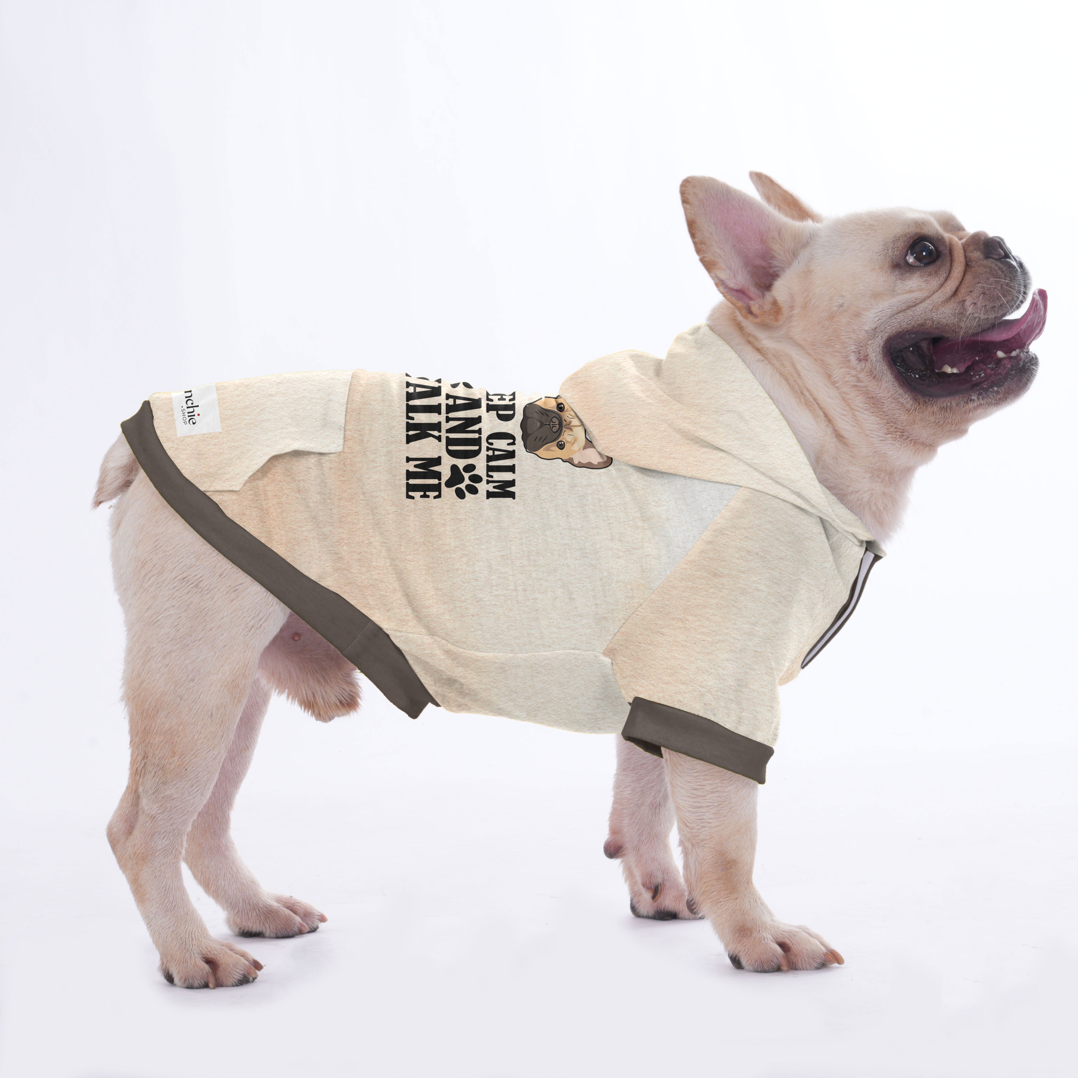 Keep French Bulldog Pet Sweatshirt for Flat-Face Breeds-fadou
