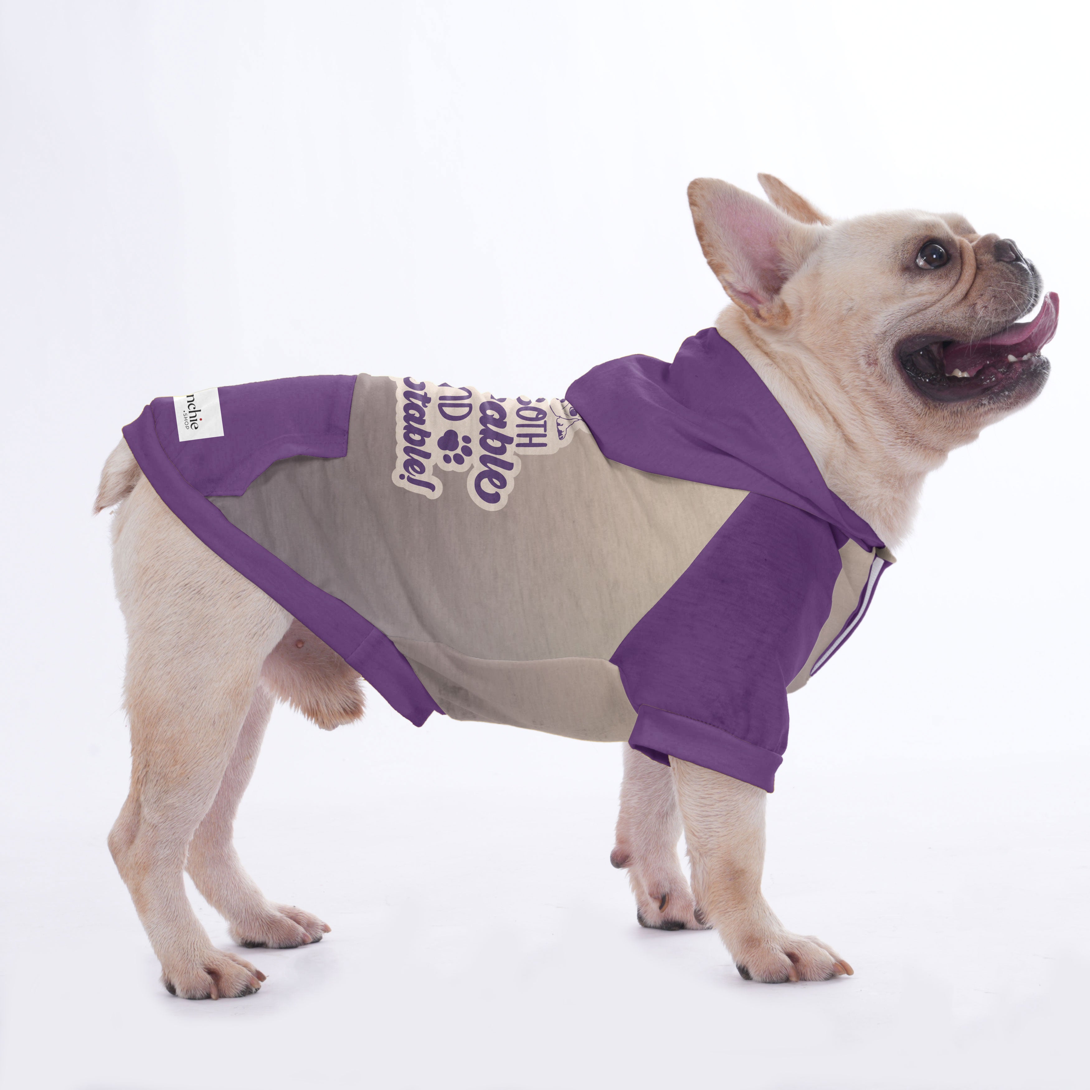 French Bulldog Adorable Pet Sweatshirt for Flat-Face Breeds-fadou