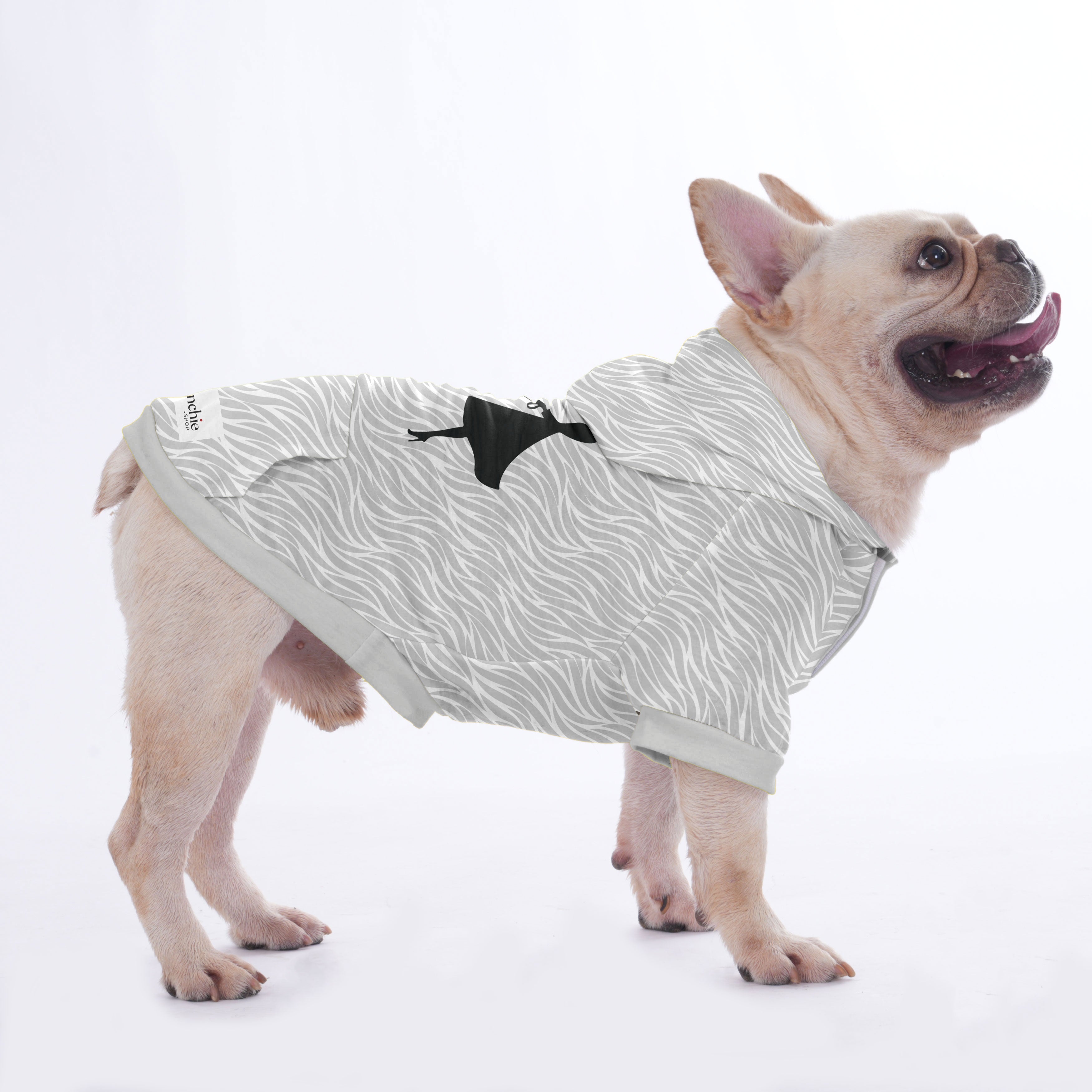 French Bulldog Custom Fleece Hoodie for French Bulldogs-fadou