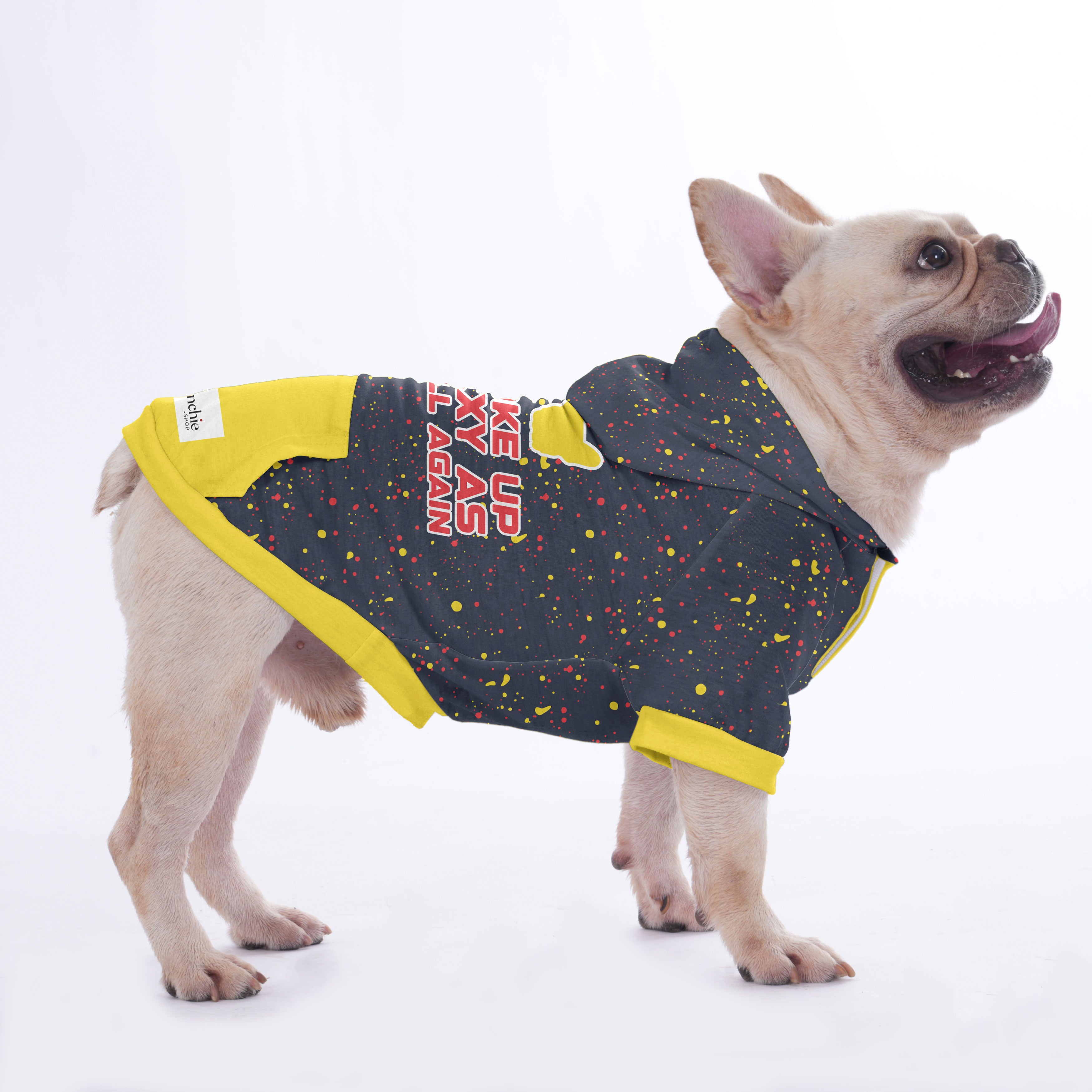Woke French Bulldog Pet Sweatshirt for Short-Nosed Dogs-fadou