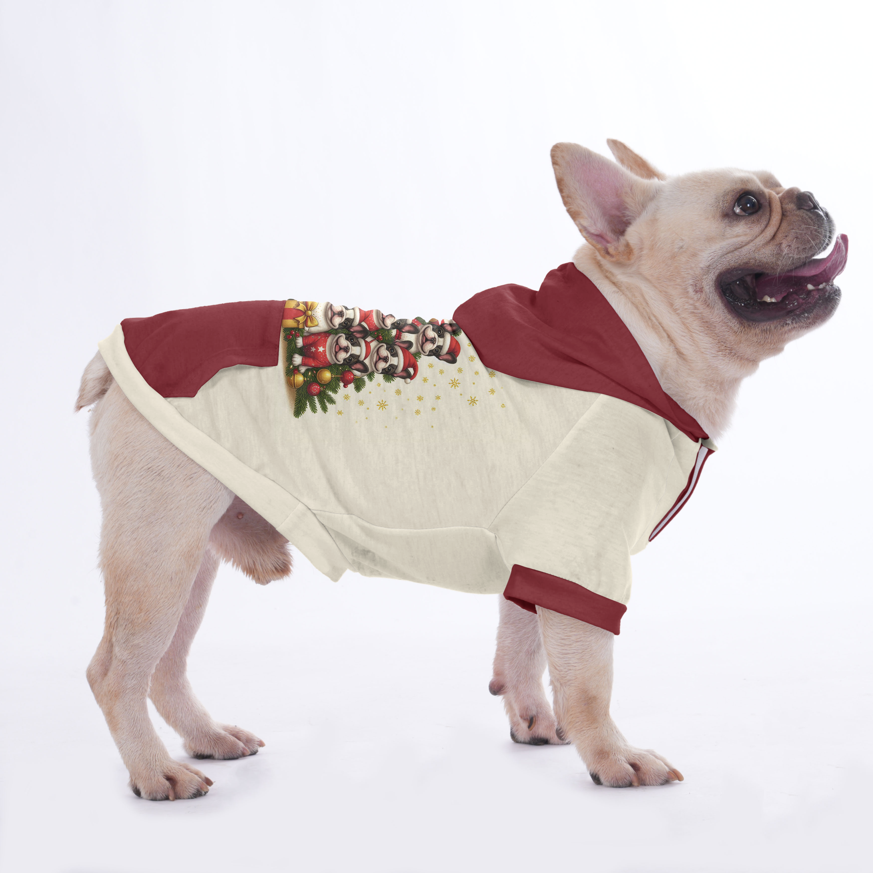 Sissy French Bulldog Fleece Hoodie for Frenchie Enthusiasts-fadou