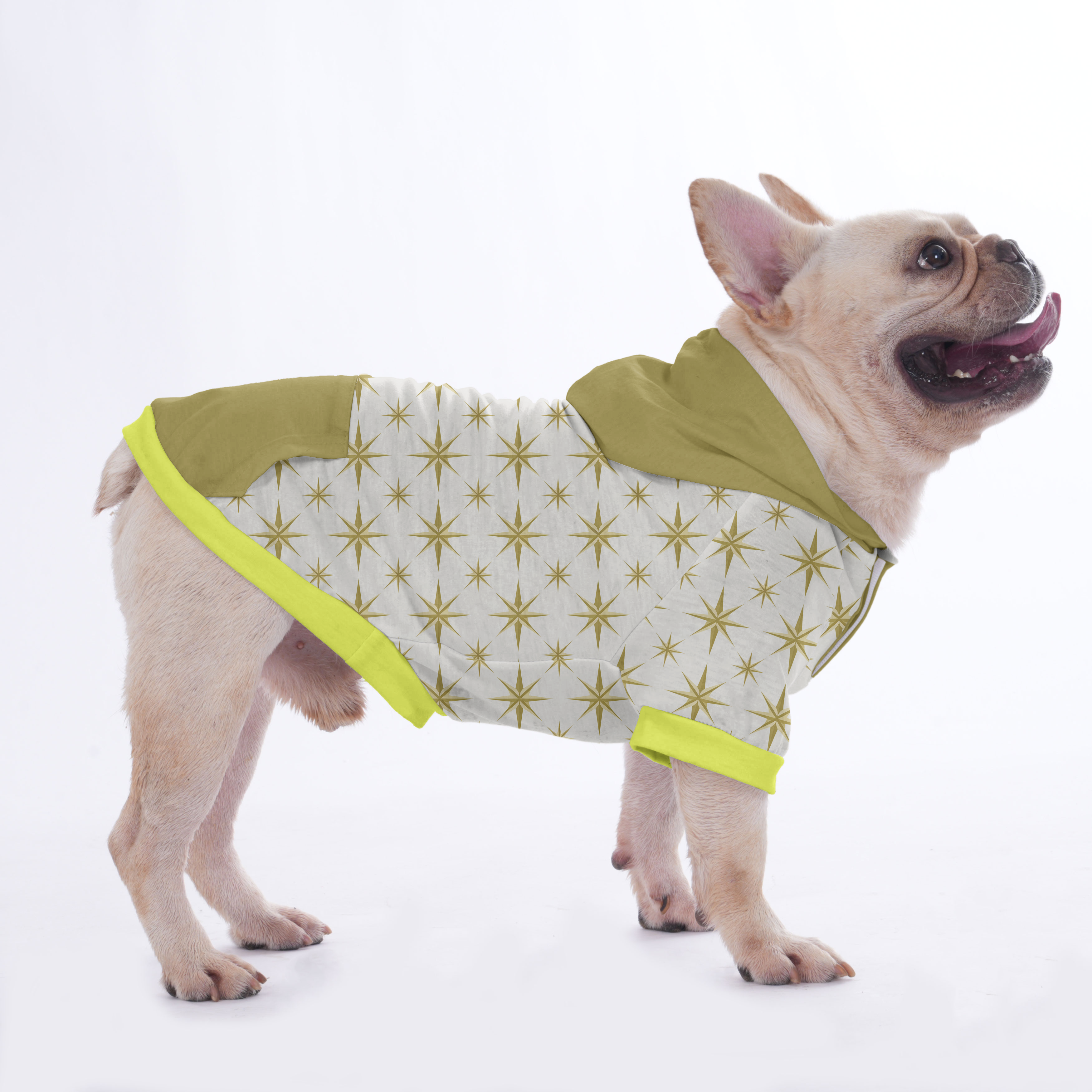 Tootsie French Bulldog Fleece Hoodie for Brachycephalic Dogs-fadou