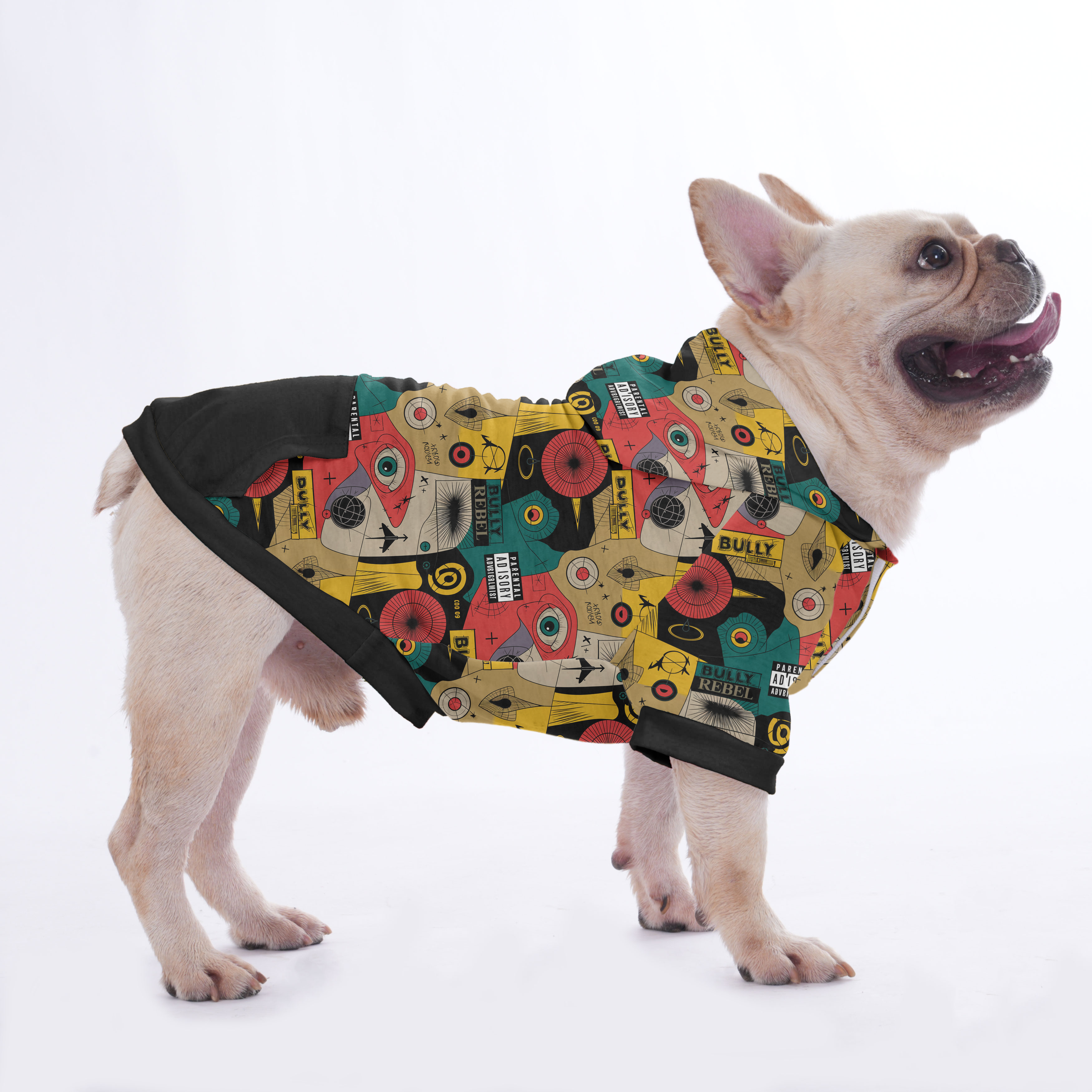 Koda French Bulldog Pet Sweatshirt for Flat-Face Breeds-fadou
