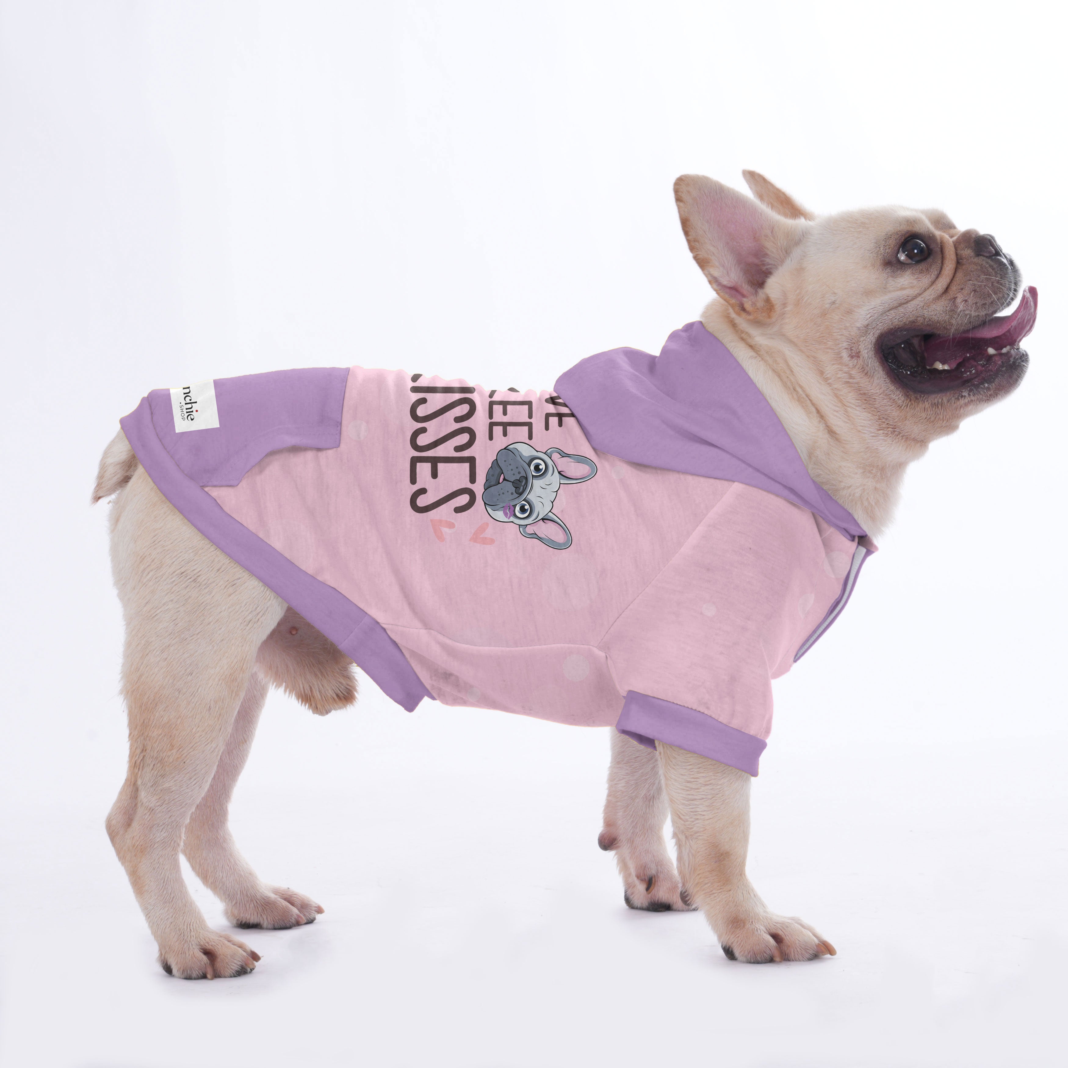 I French Bulldog Fleece Hoodie for Frenchie Enthusiasts-fadou