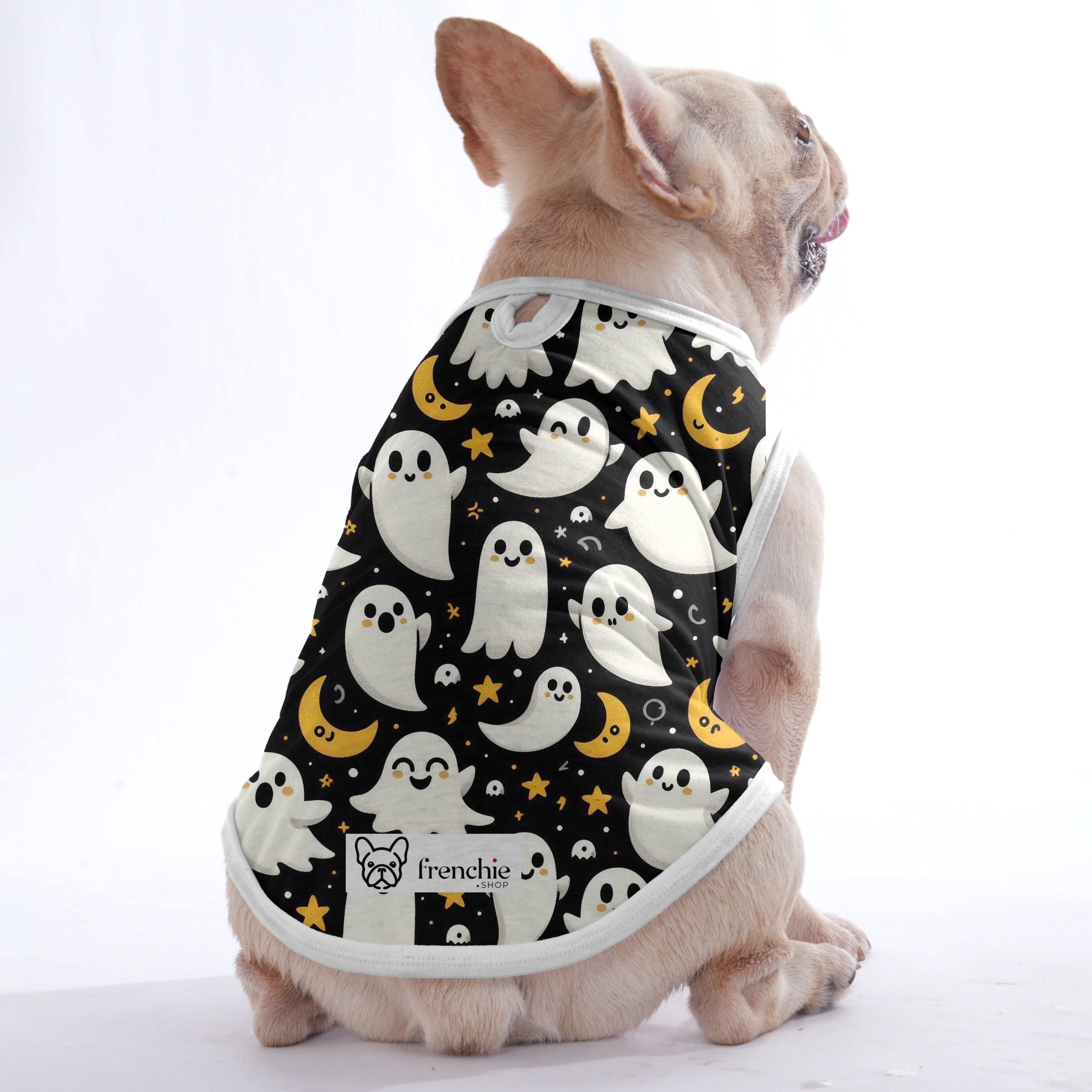 The Ghost - Shirt for Frenchies - Frenchie Shop Original for Pet Parents-fadou