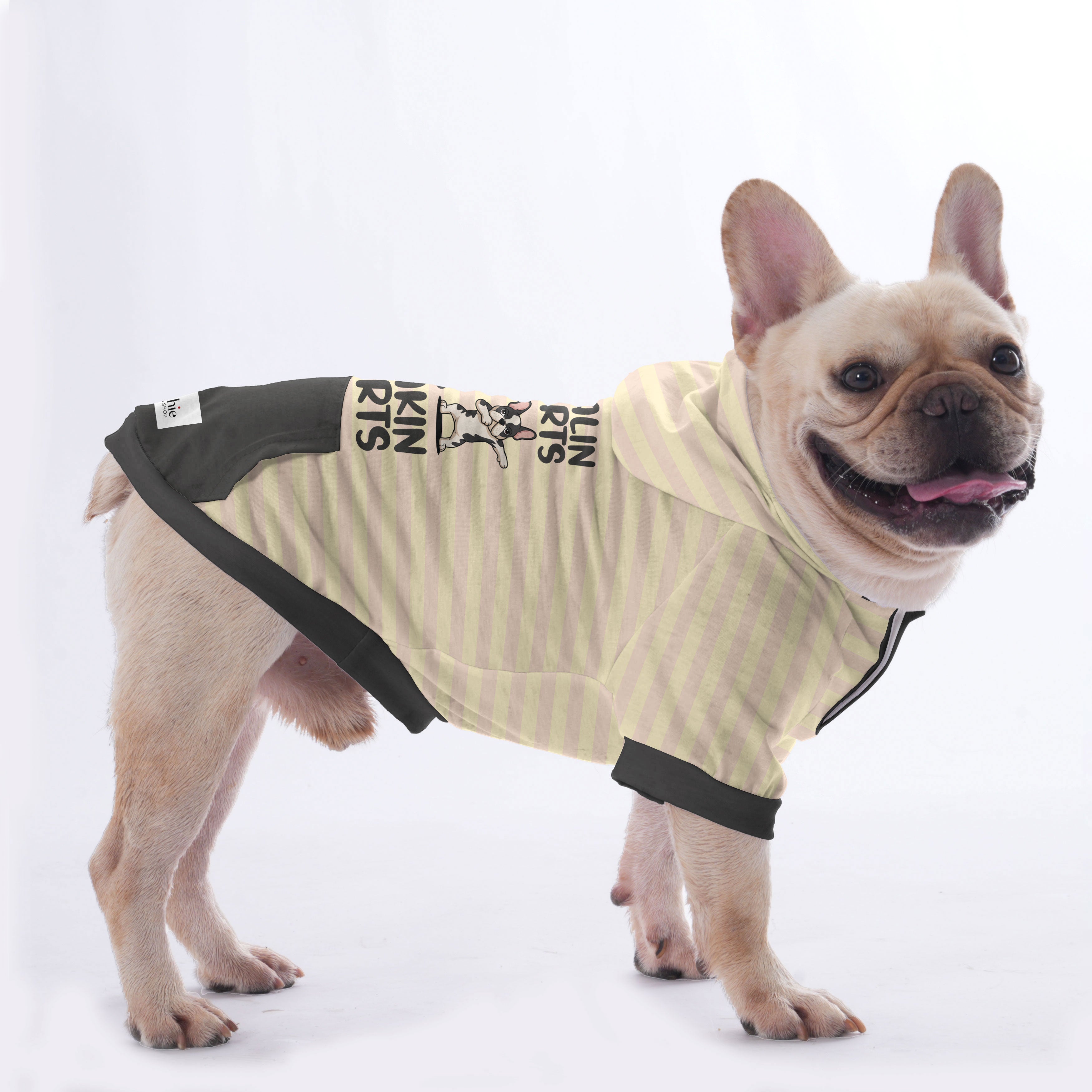 Stealin French Bulldog Dog Hoodie for Brachycephalic Dogs-fadou