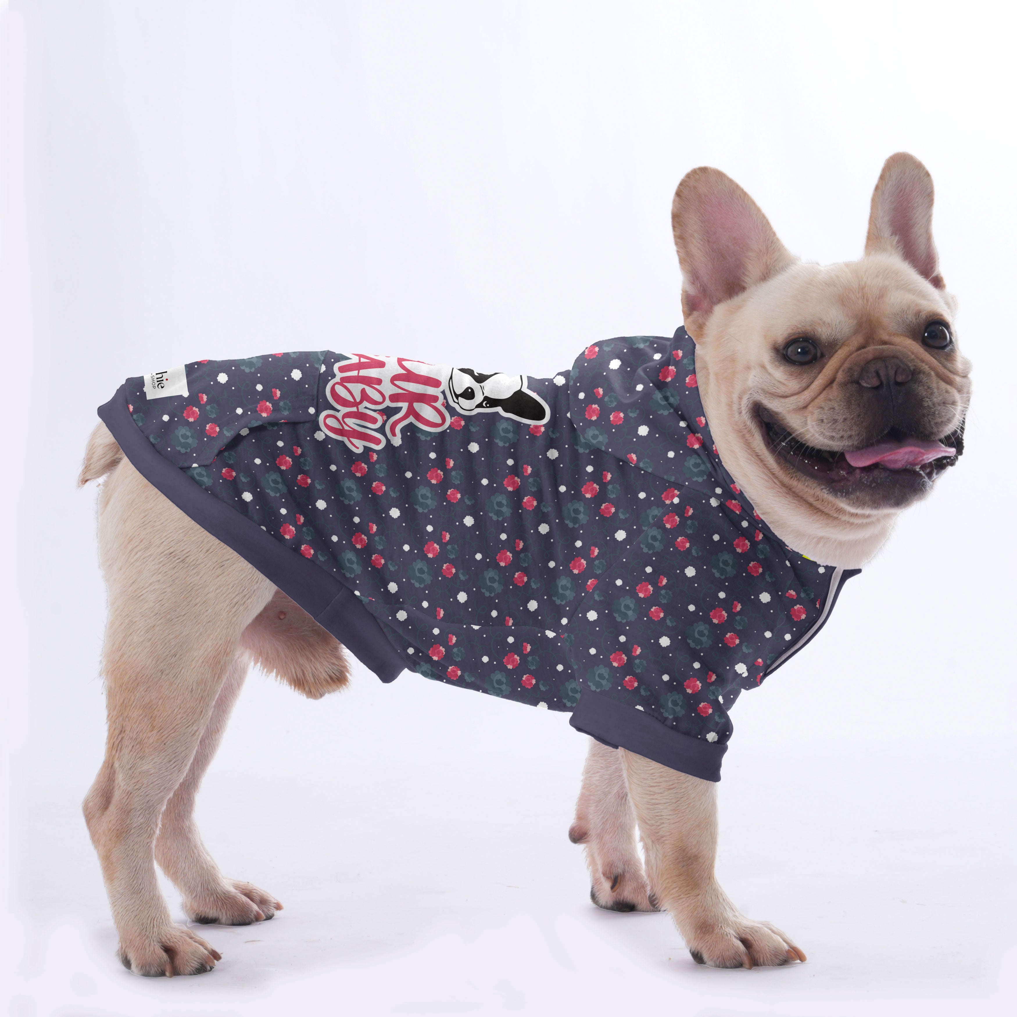 Fur French Bulldog Pet Sweatshirt for Training Sessions-fadou