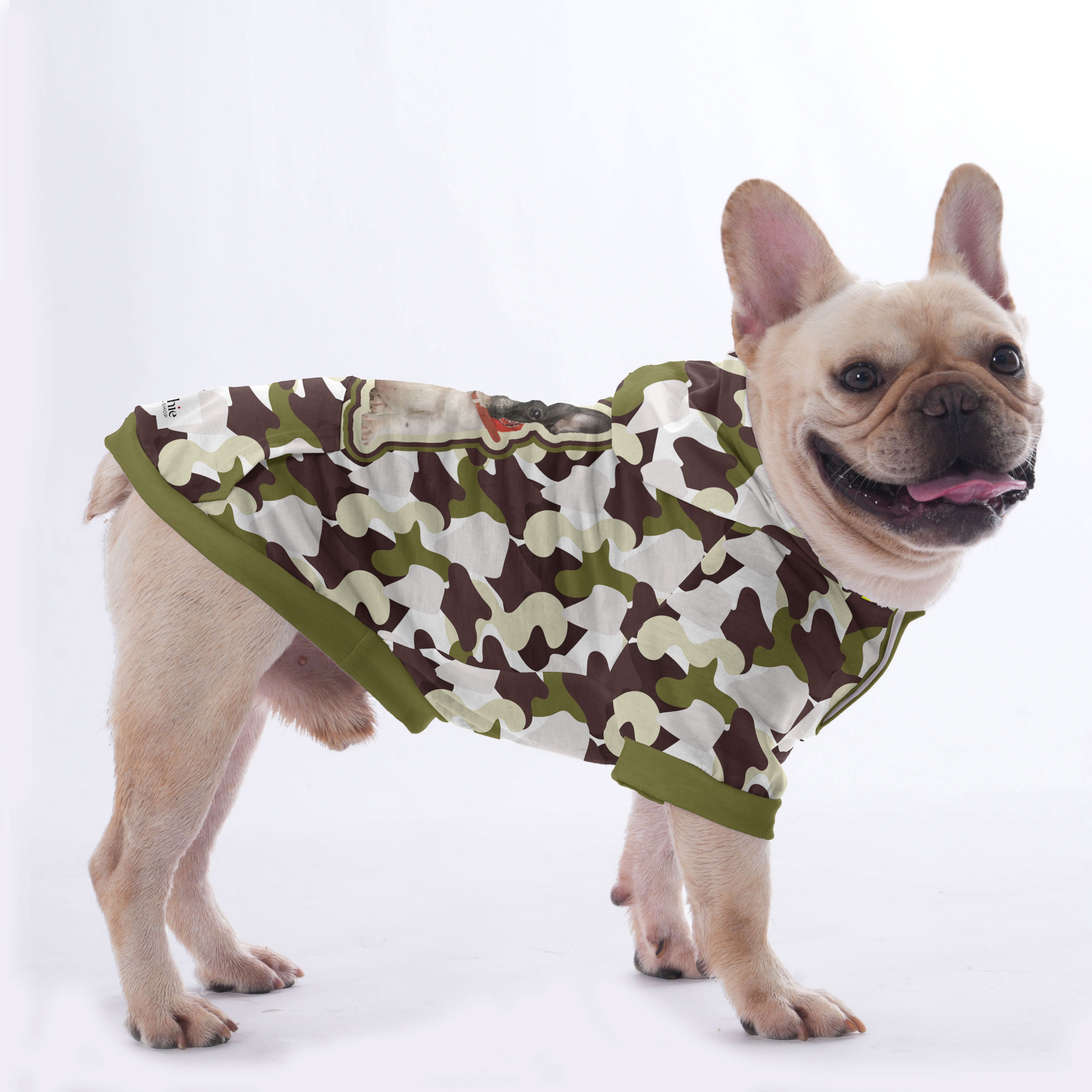 Personalized French Bulldog Hoodies Featuring for Short-Nosed Dogs-fadou