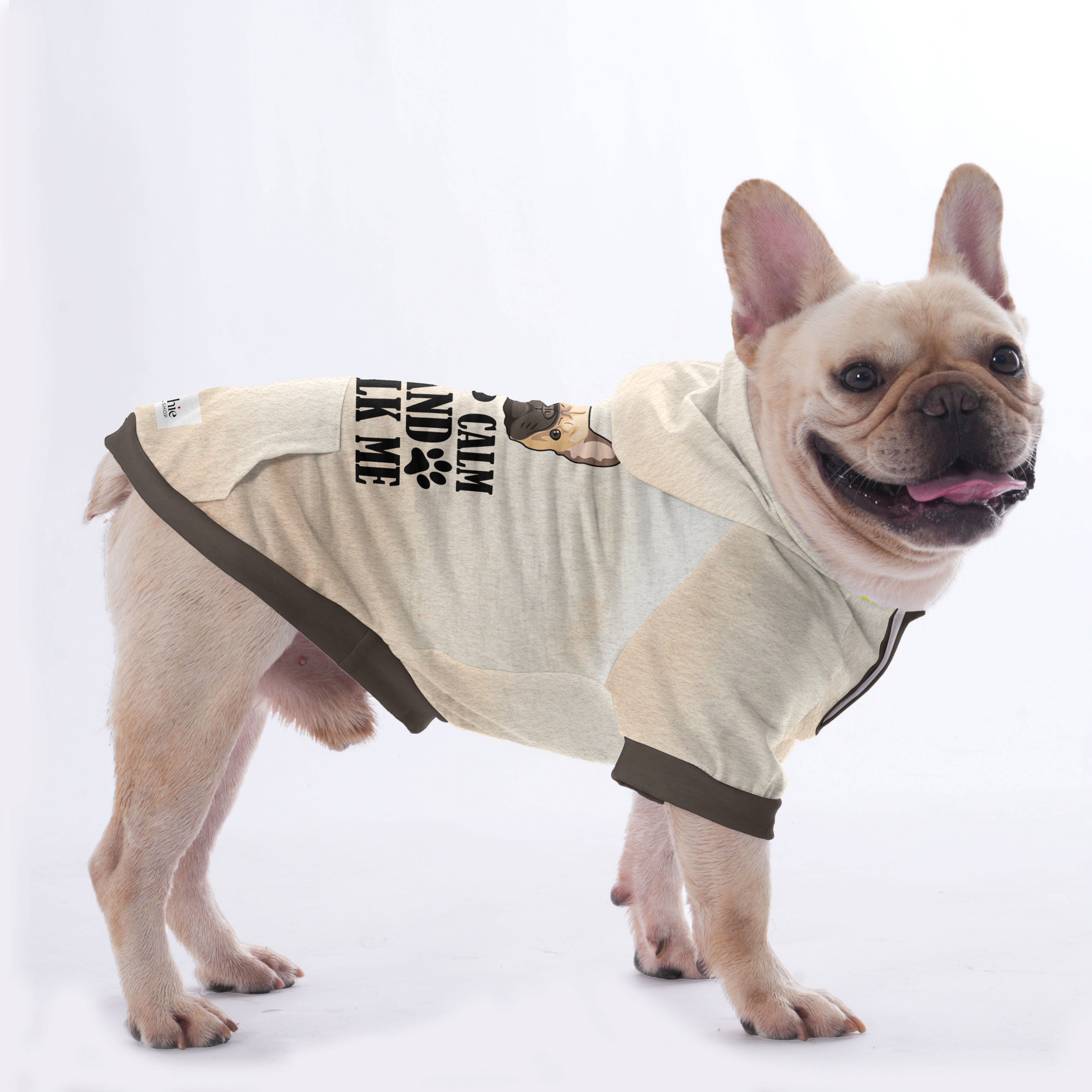 Keep French Bulldog Pet Sweatshirt for Flat-Face Breeds-fadou