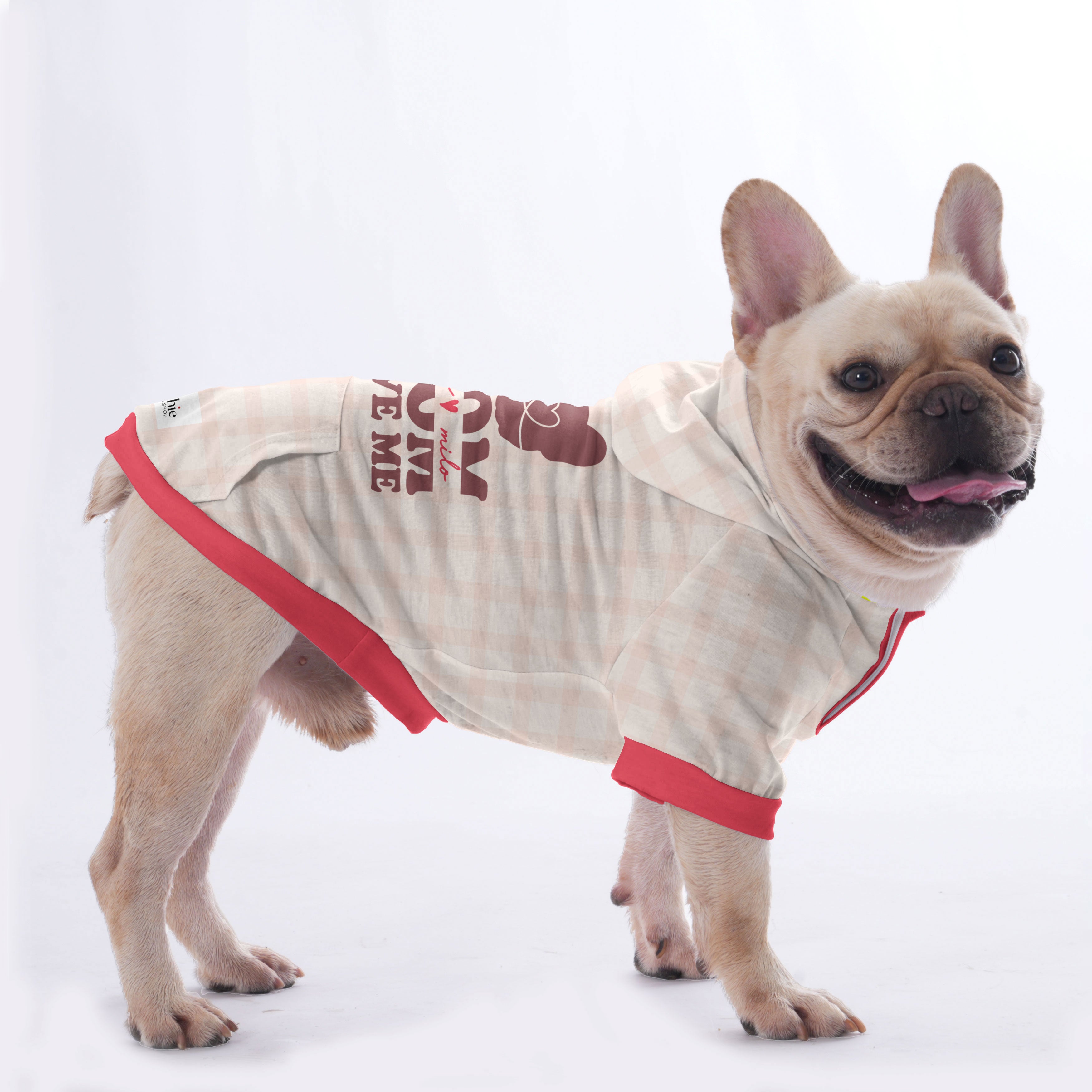 French Bulldog Custom Pet Sweatshirt for Flat-Face Breeds-fadou