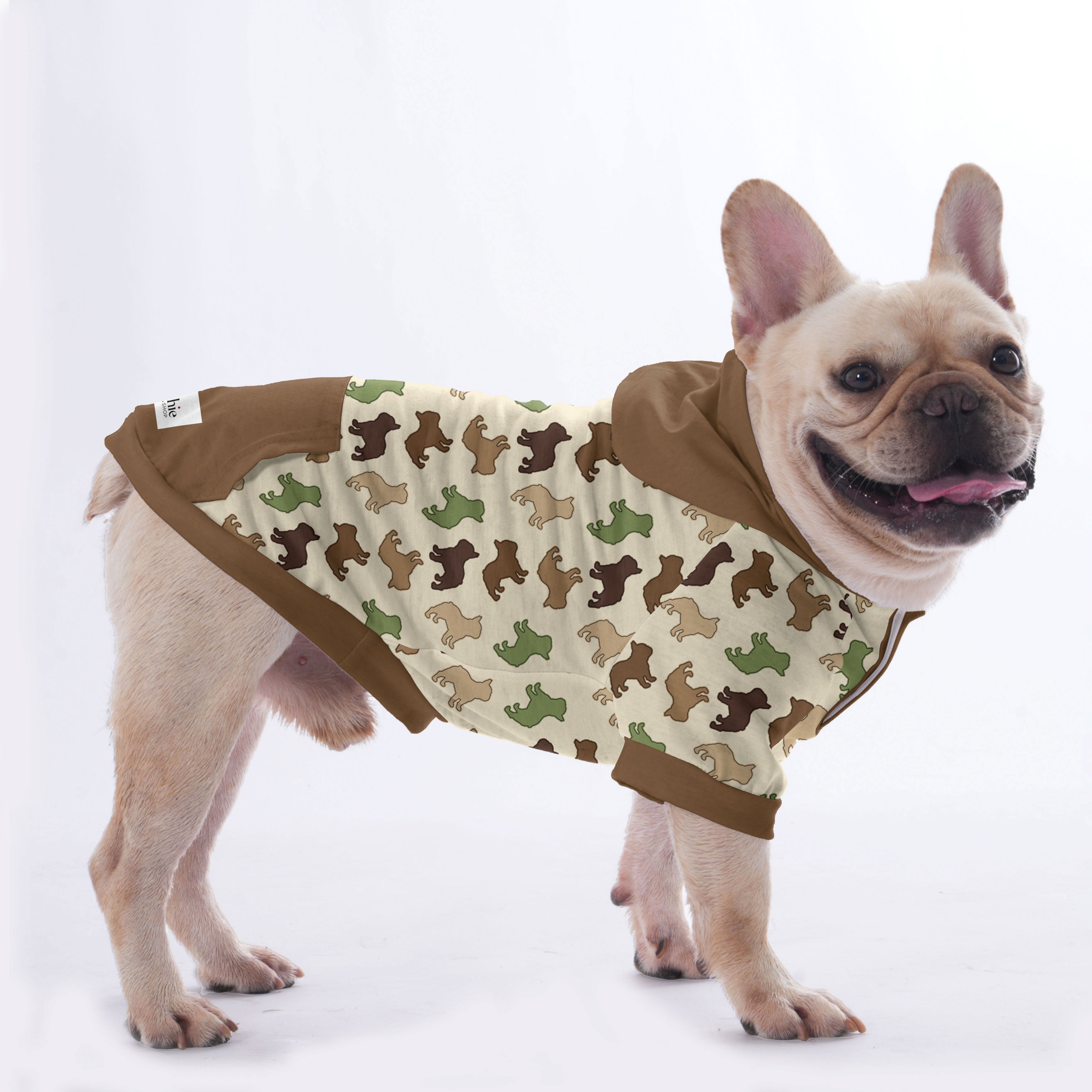 Bale French Bulldog Pet Sweatshirt for Flat-Face Breeds-fadou
