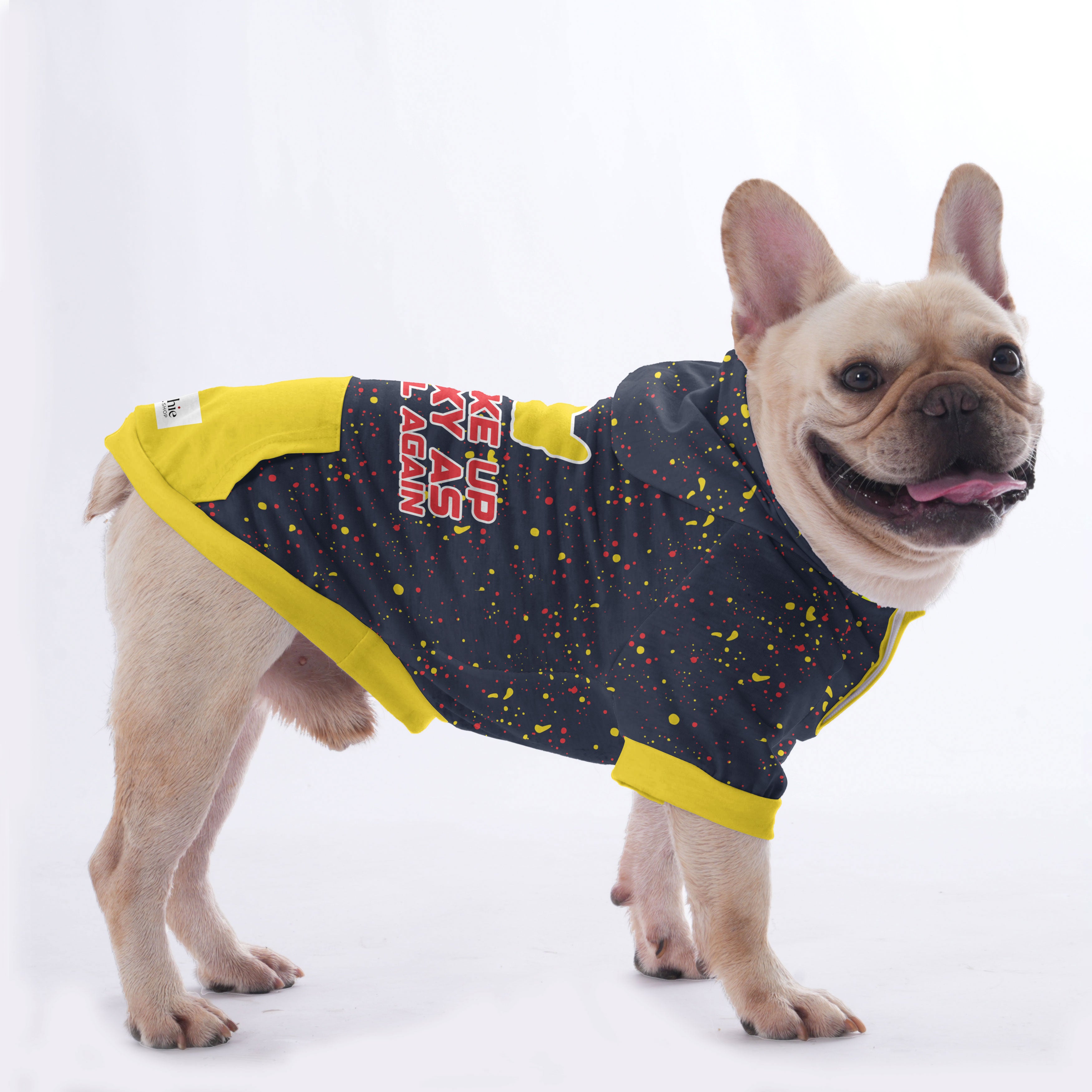 Woke French Bulldog Pet Sweatshirt for Short-Nosed Dogs-fadou