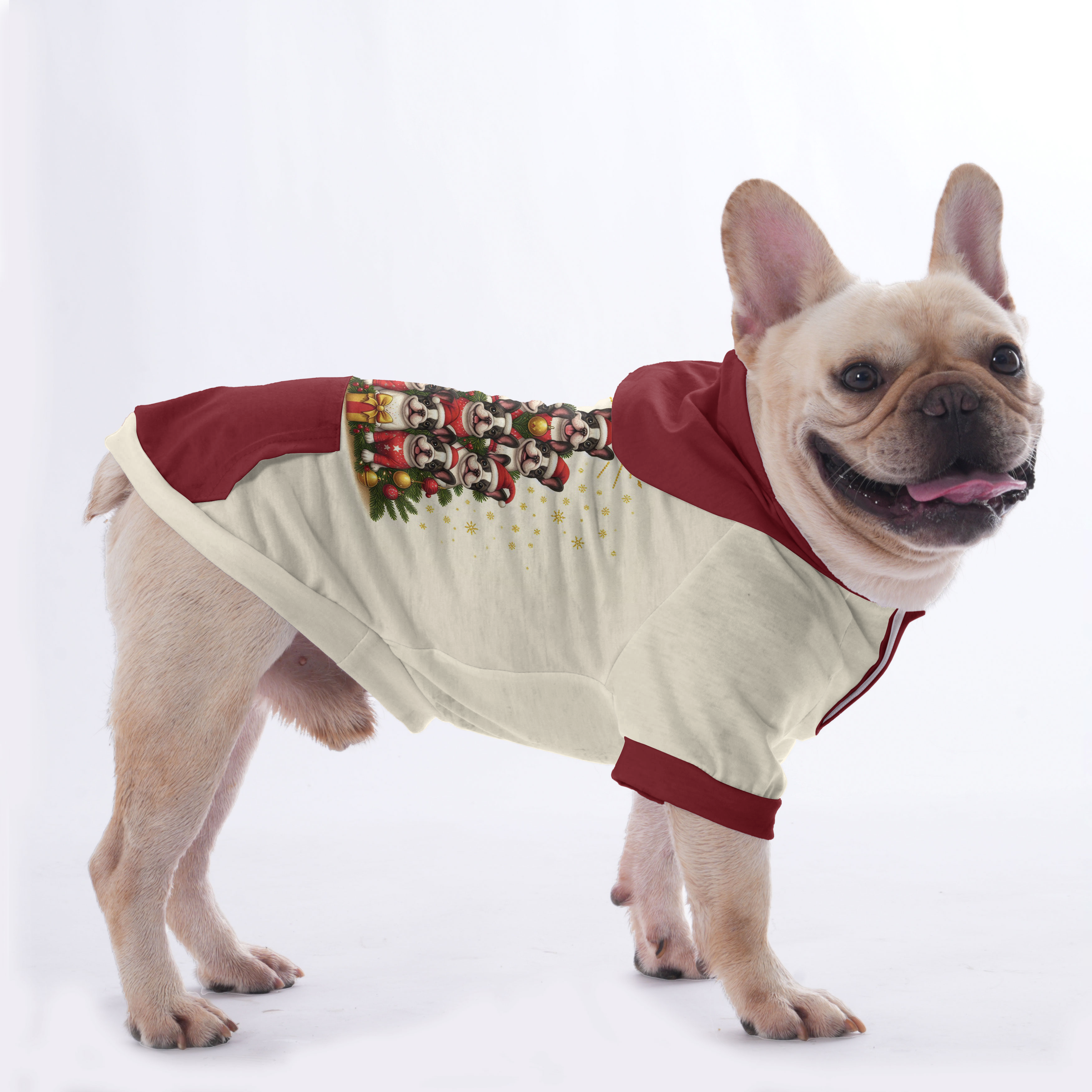 Sissy French Bulldog Fleece Hoodie for Frenchie Enthusiasts-fadou