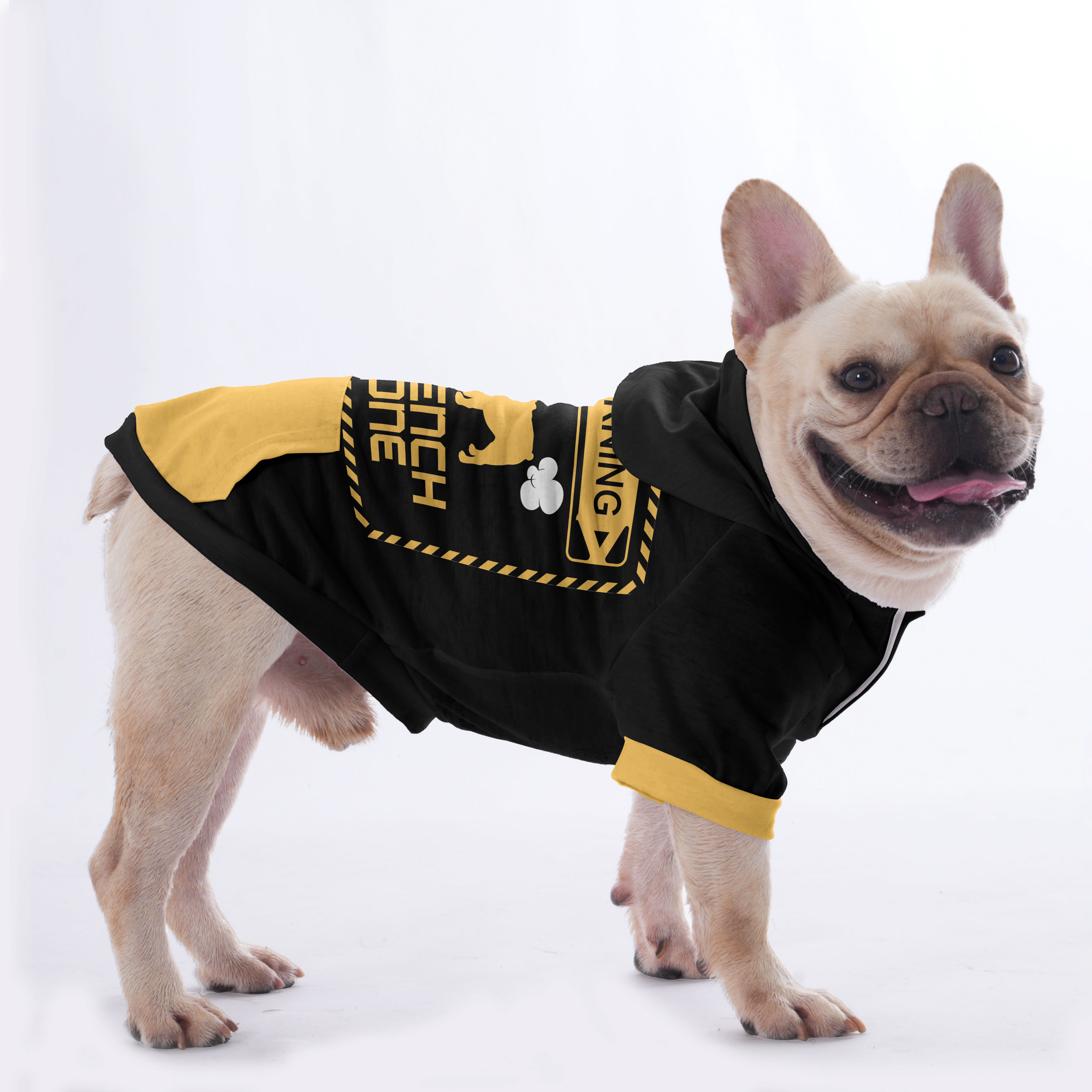 Izzy French Bulldog Fleece Hoodie for Training Sessions-fadou