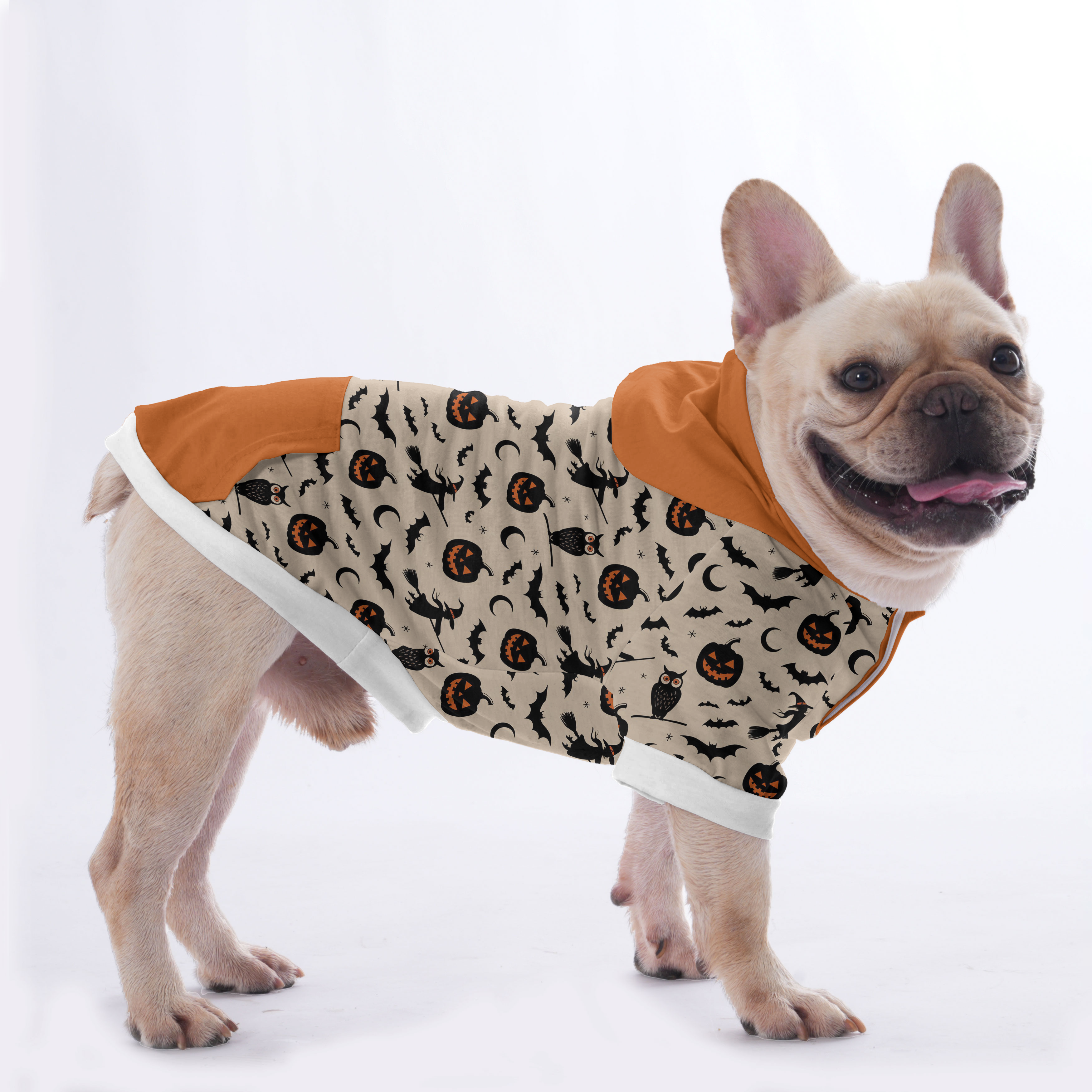 Stew French Bulldog Fleece Hoodie for Training Sessions-fadou