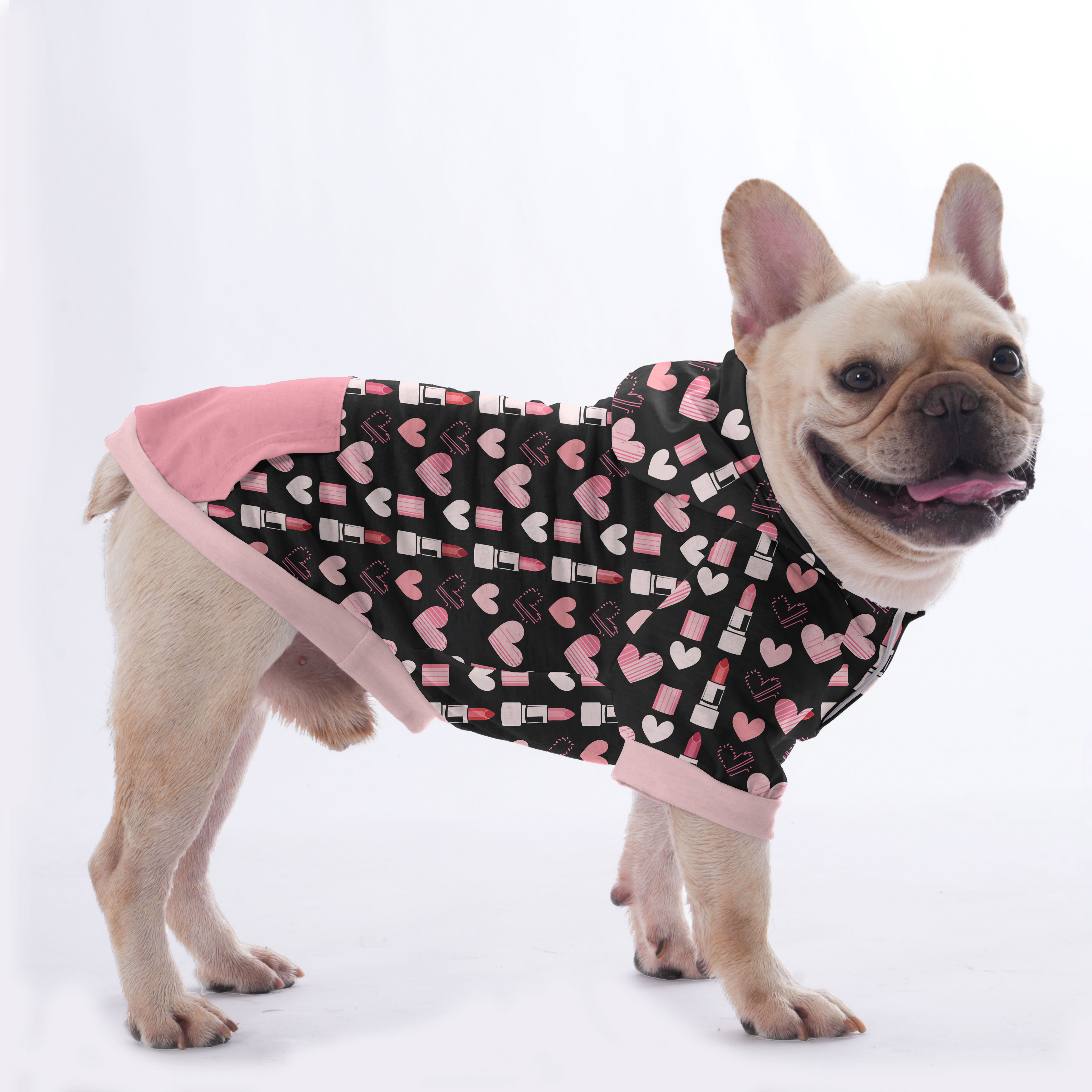 Ellie French Bulldog Pet Sweatshirt for Short-Nosed Dogs-fadou