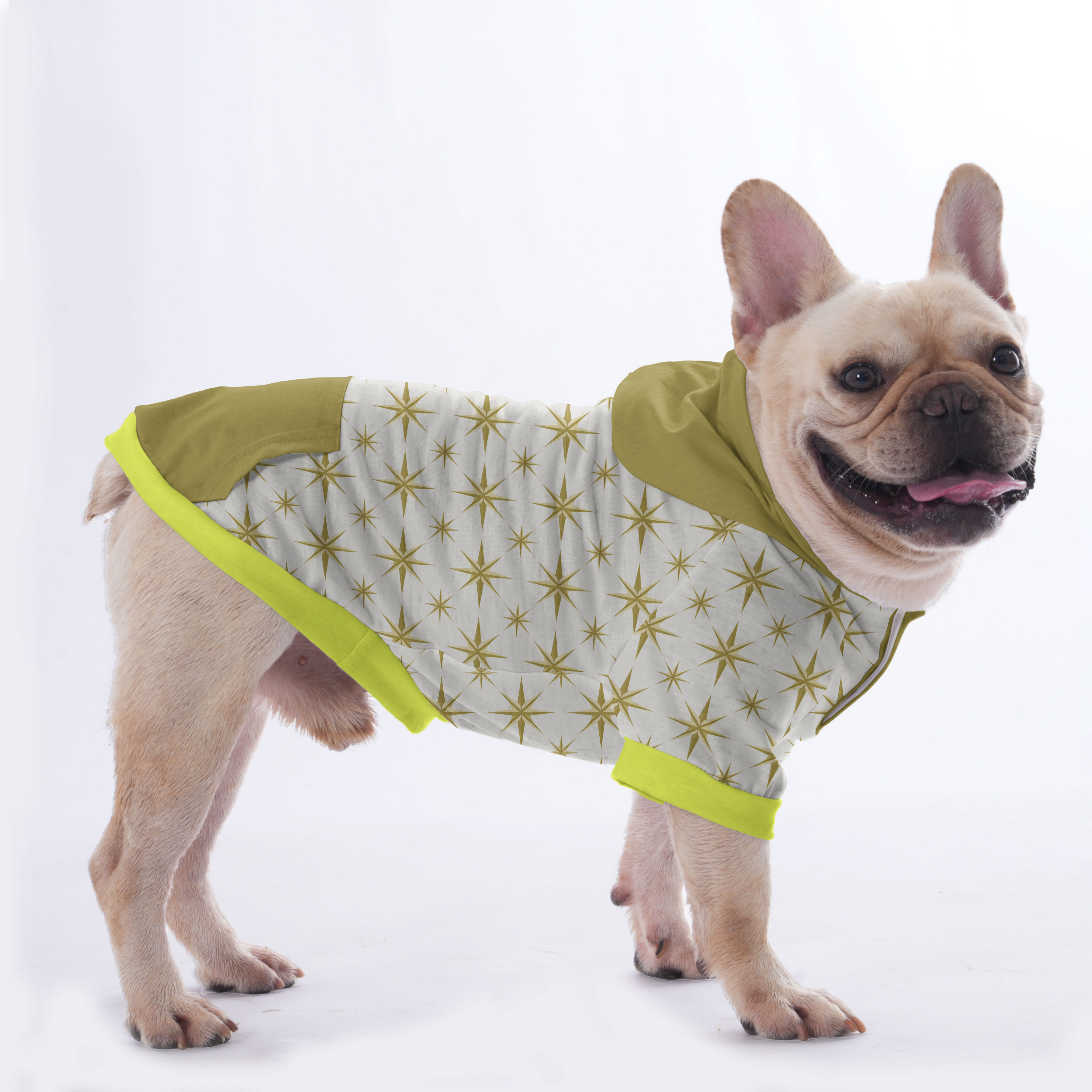 Tootsie French Bulldog Fleece Hoodie for Brachycephalic Dogs-fadou