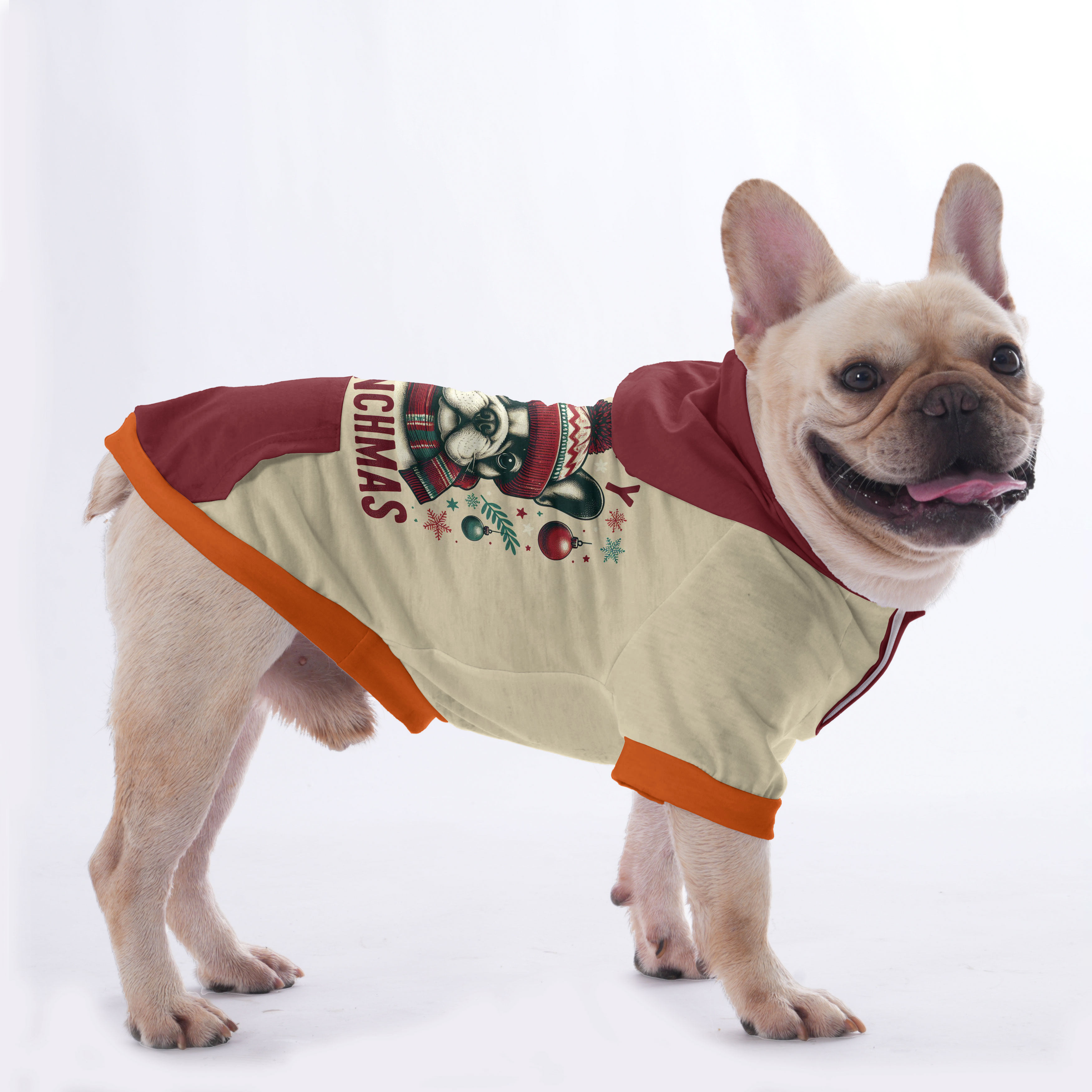 Frankie French Bulldog Dog Hoodie for Brachycephalic Dogs-fadou