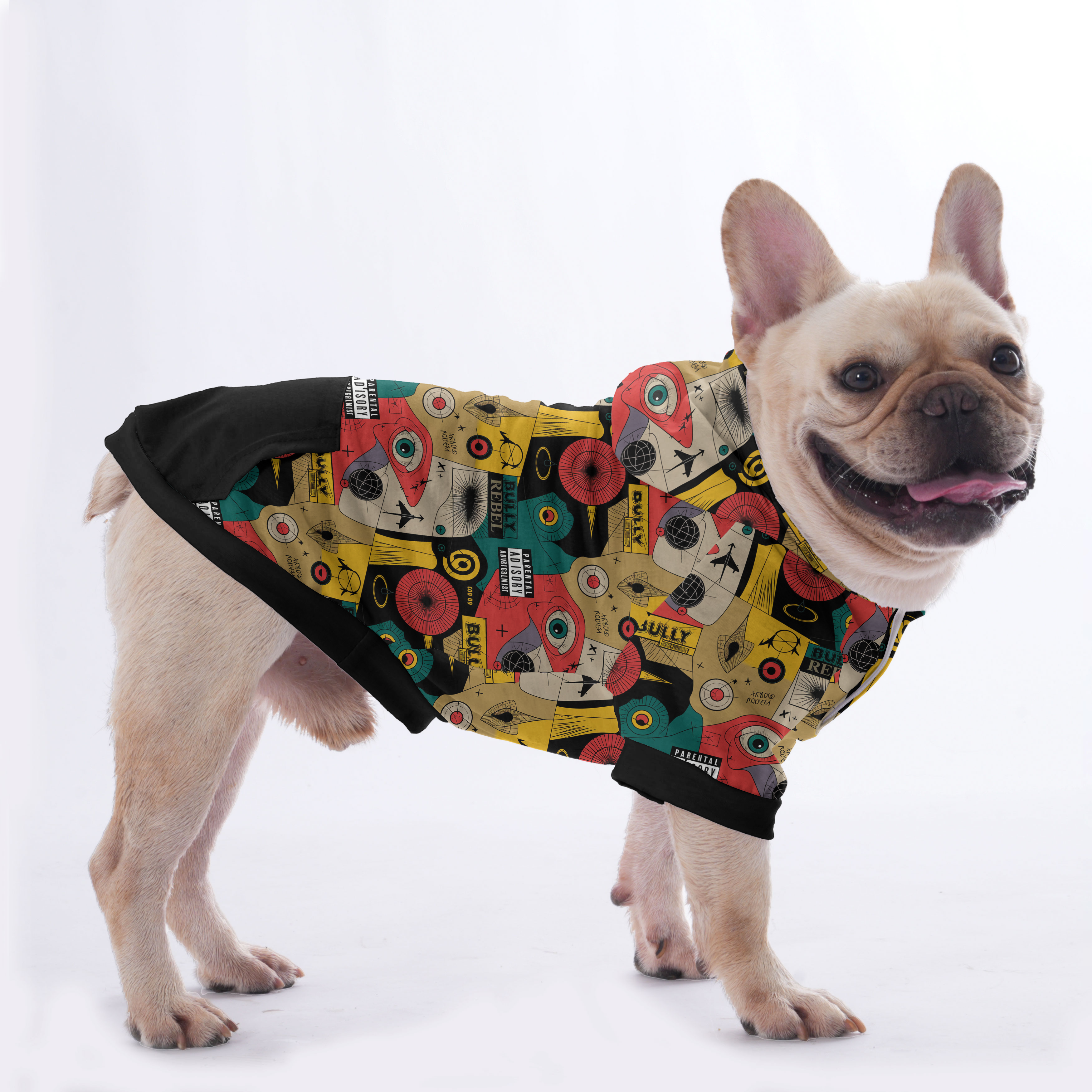 Koda French Bulldog Pet Sweatshirt for Flat-Face Breeds-fadou