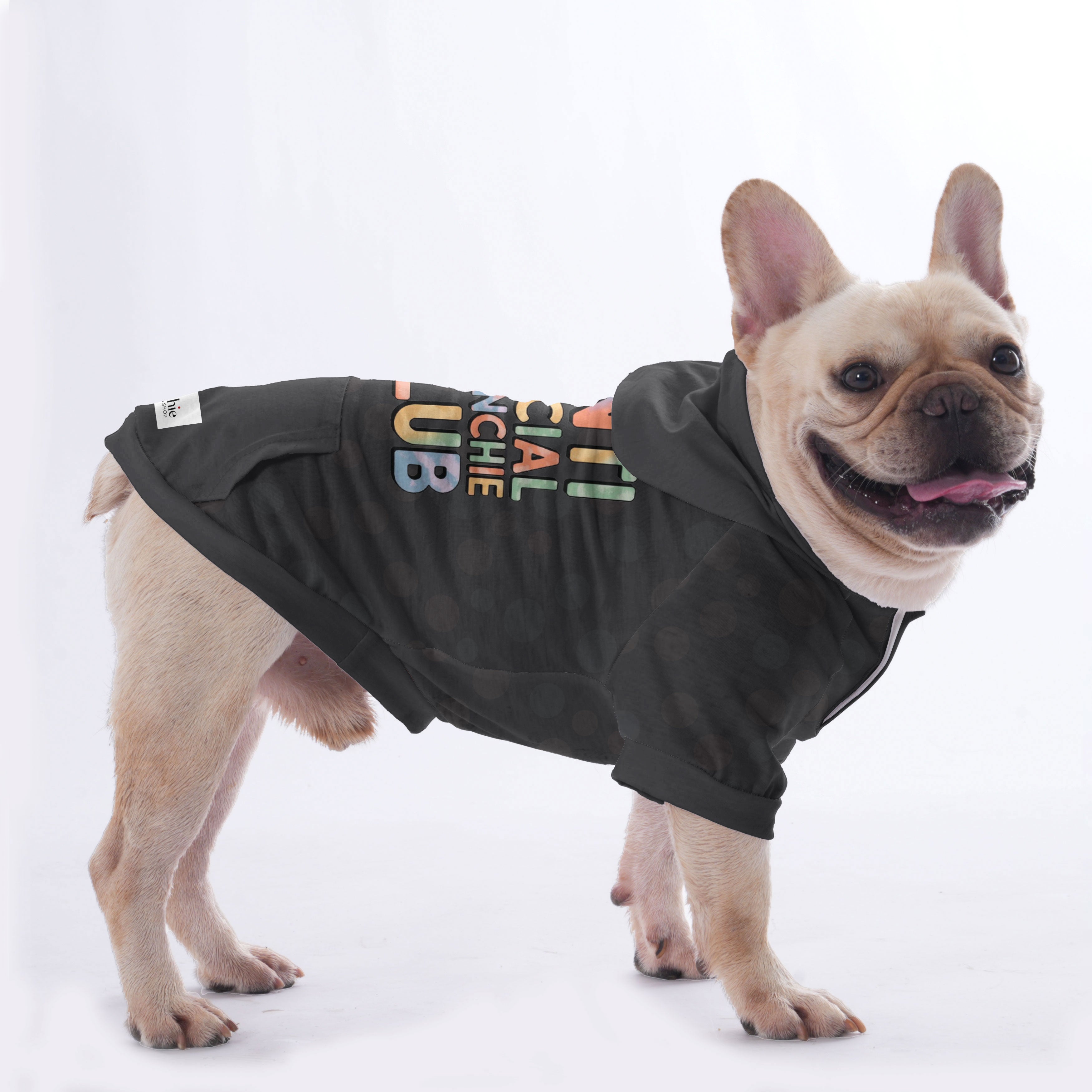 Anti French Bulldog Cozy Hoodie for Brachycephalic Dogs-fadou