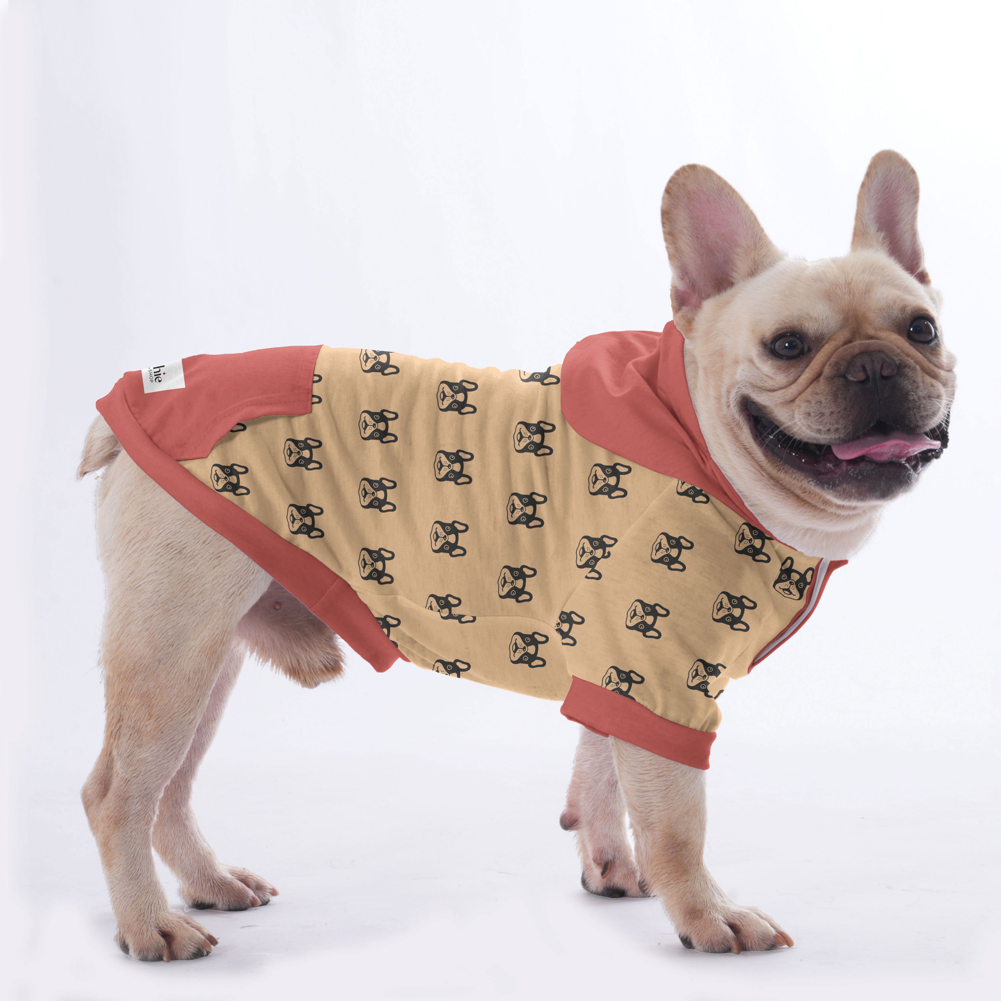 Enzo French Bulldog Pet Sweatshirt for Short-Nosed Dogs-fadou