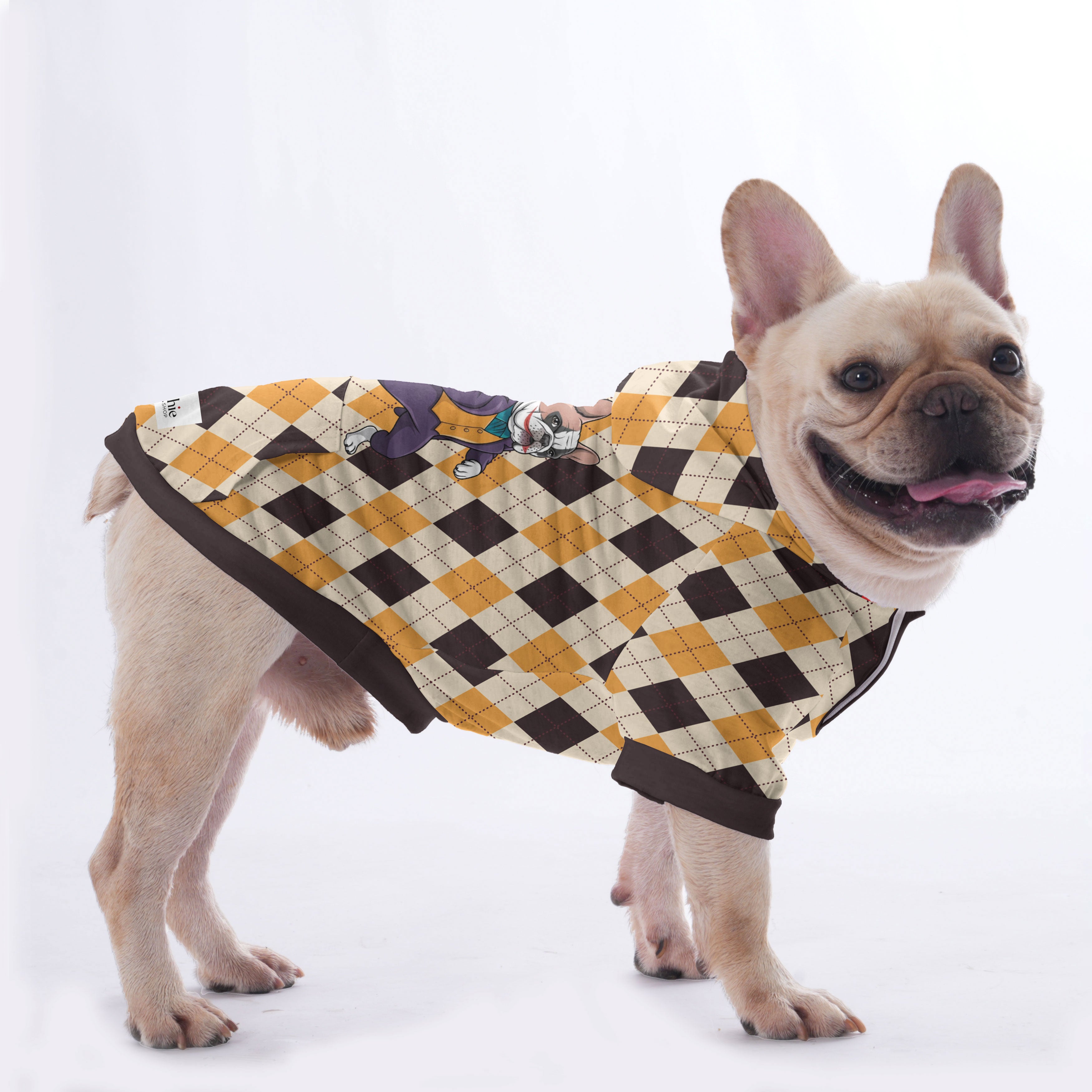 Neville French Bulldog Pet Sweatshirt for French Bulldogs-fadou