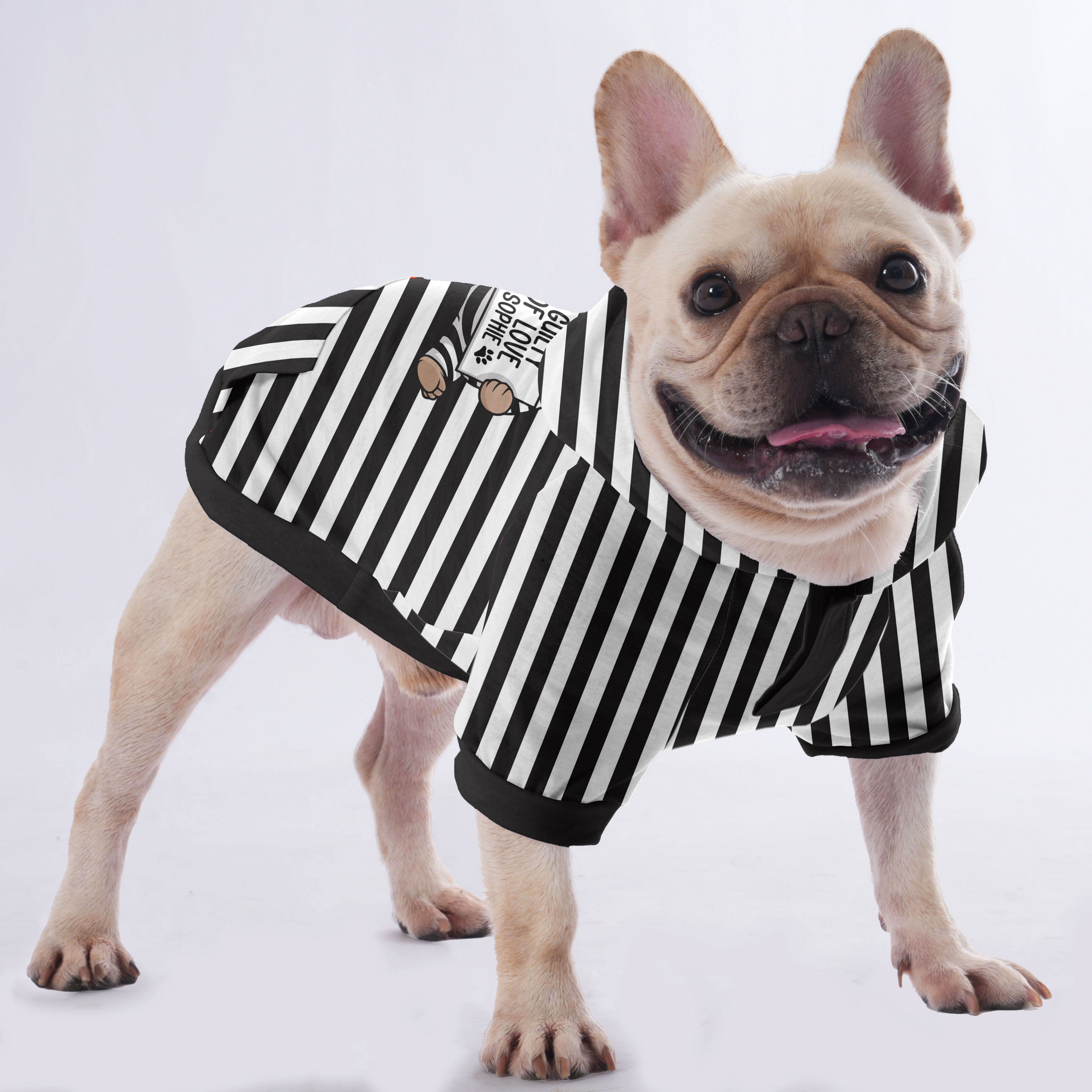 French Bulldog Custom Pet Sweatshirt for Brachycephalic Dogs-fadou