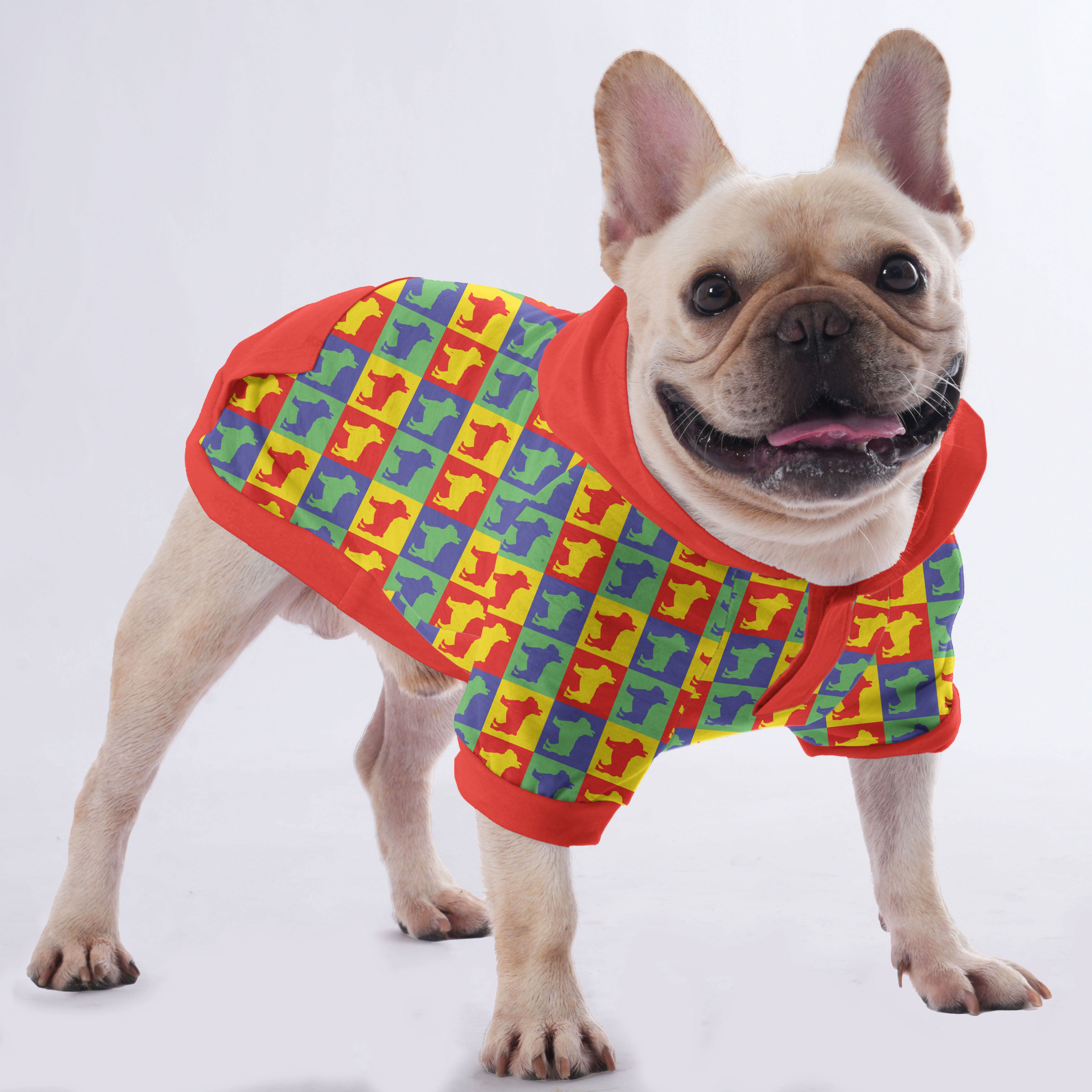 Sloth French Bulldog Cozy Hoodie for Outdoor Adventures-fadou