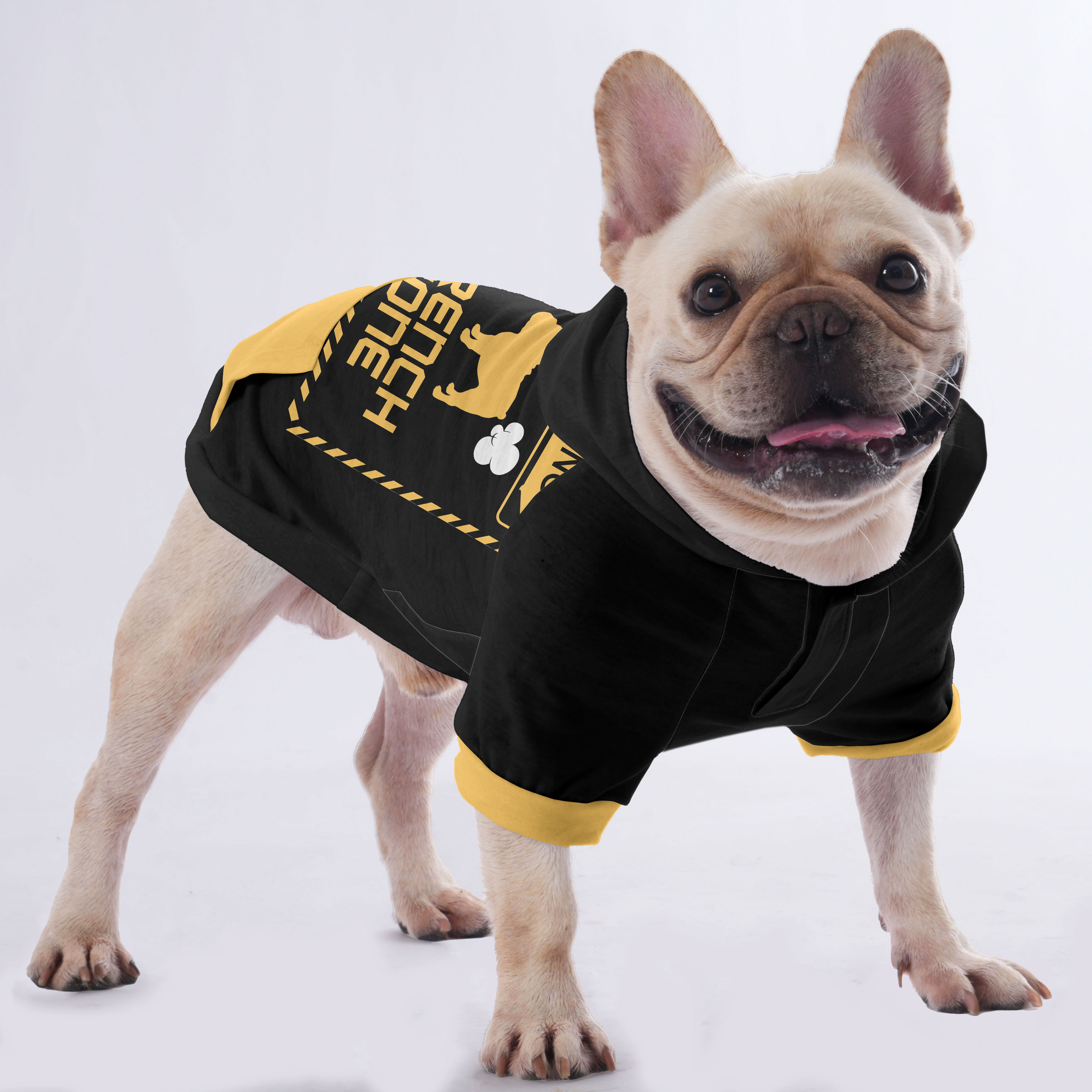 Izzy French Bulldog Fleece Hoodie for Training Sessions-fadou