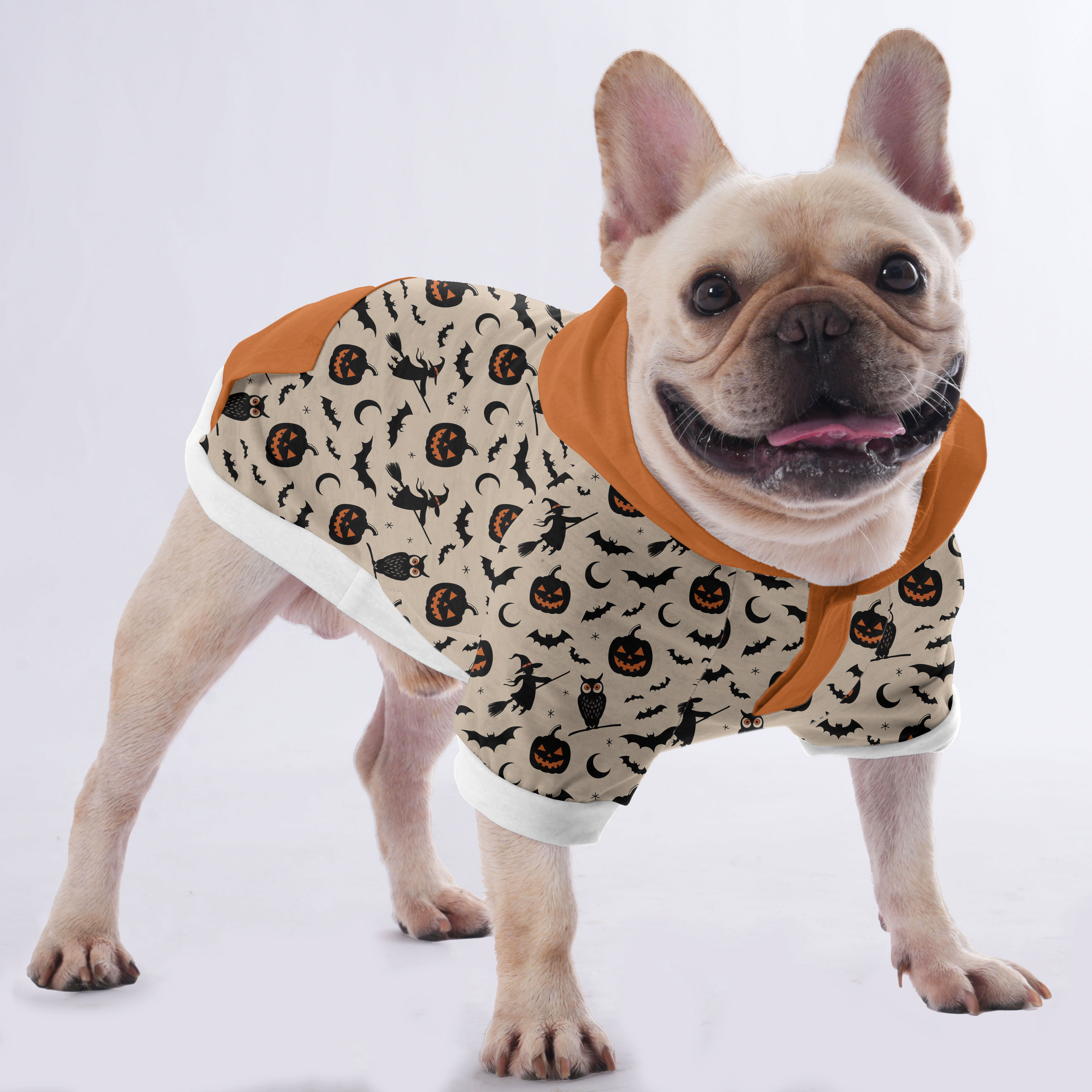 Stew French Bulldog Fleece Hoodie for Training Sessions-fadou