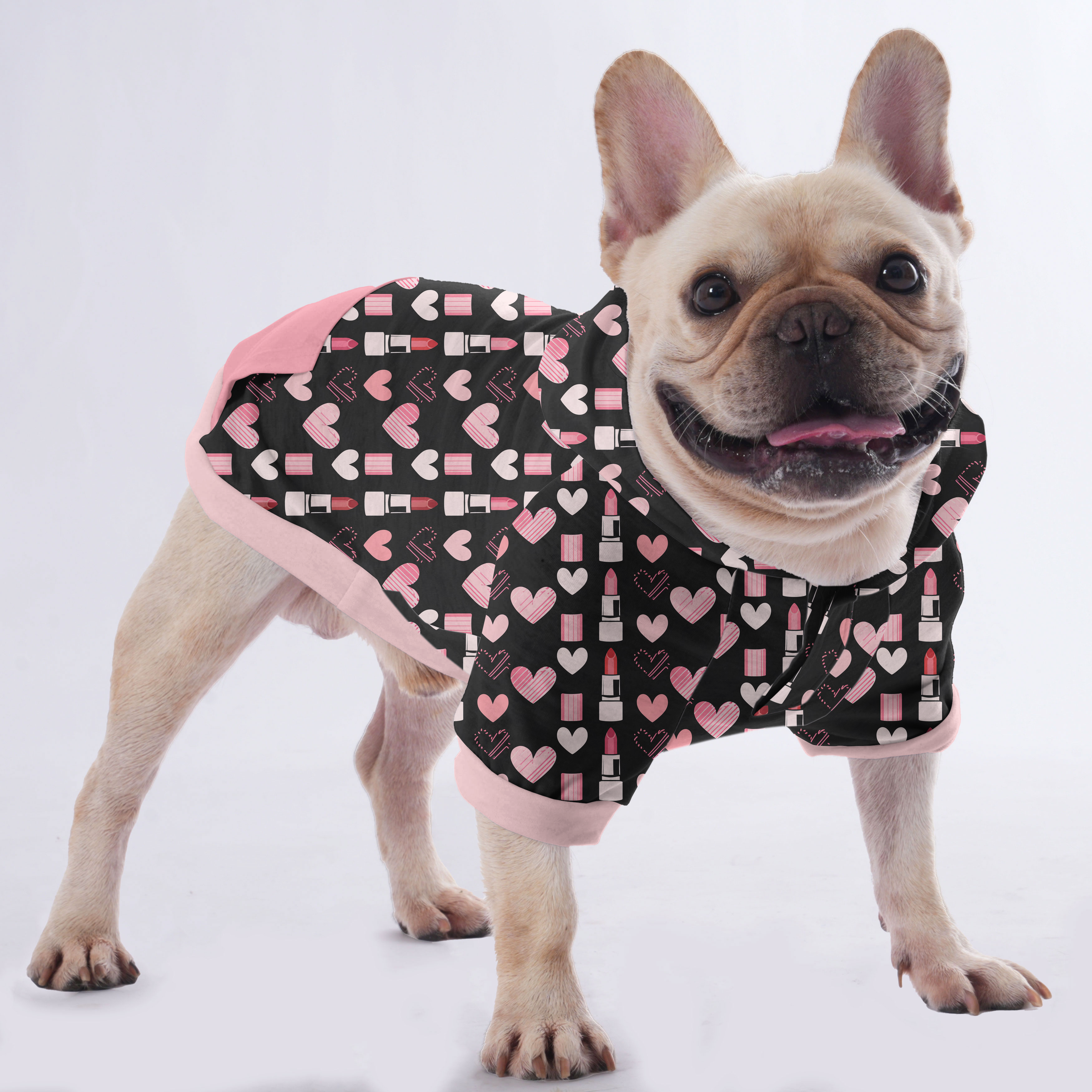 Ellie French Bulldog Pet Sweatshirt for Short-Nosed Dogs-fadou