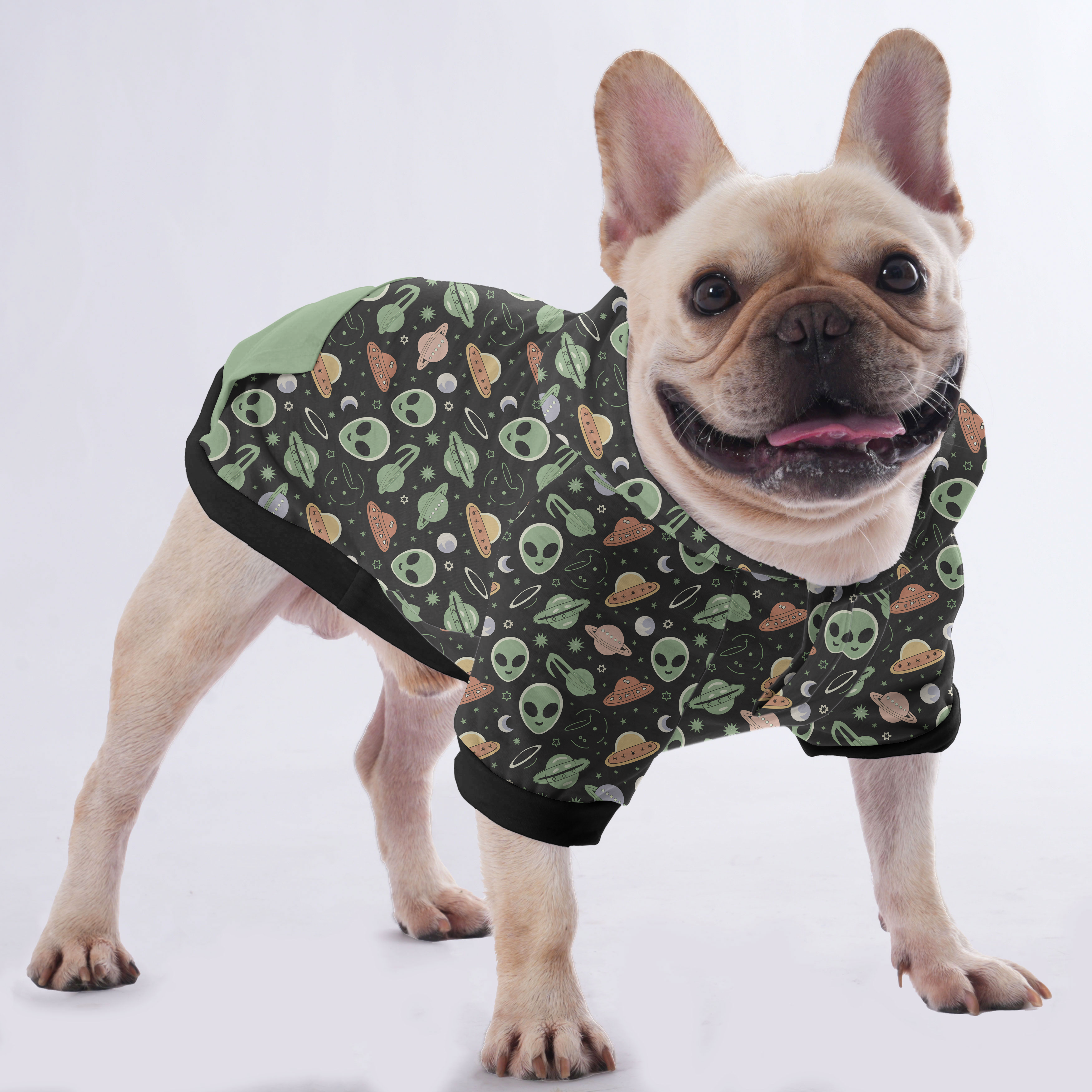 The French Bulldog Fleece Hoodie for Brachycephalic Dogs-fadou