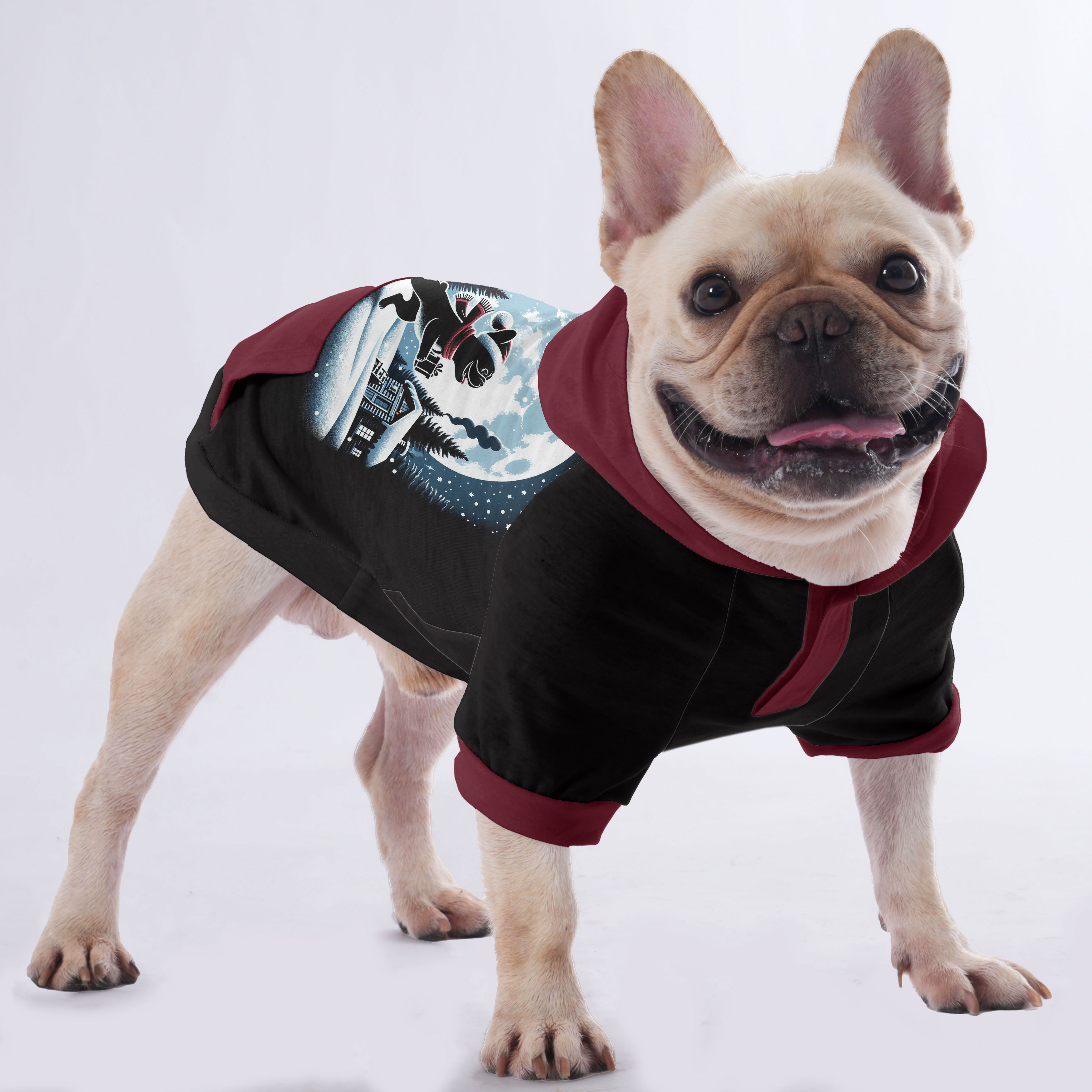 Cookie French Bulldog Pet Sweatshirt for Short-Nosed Dogs-fadou