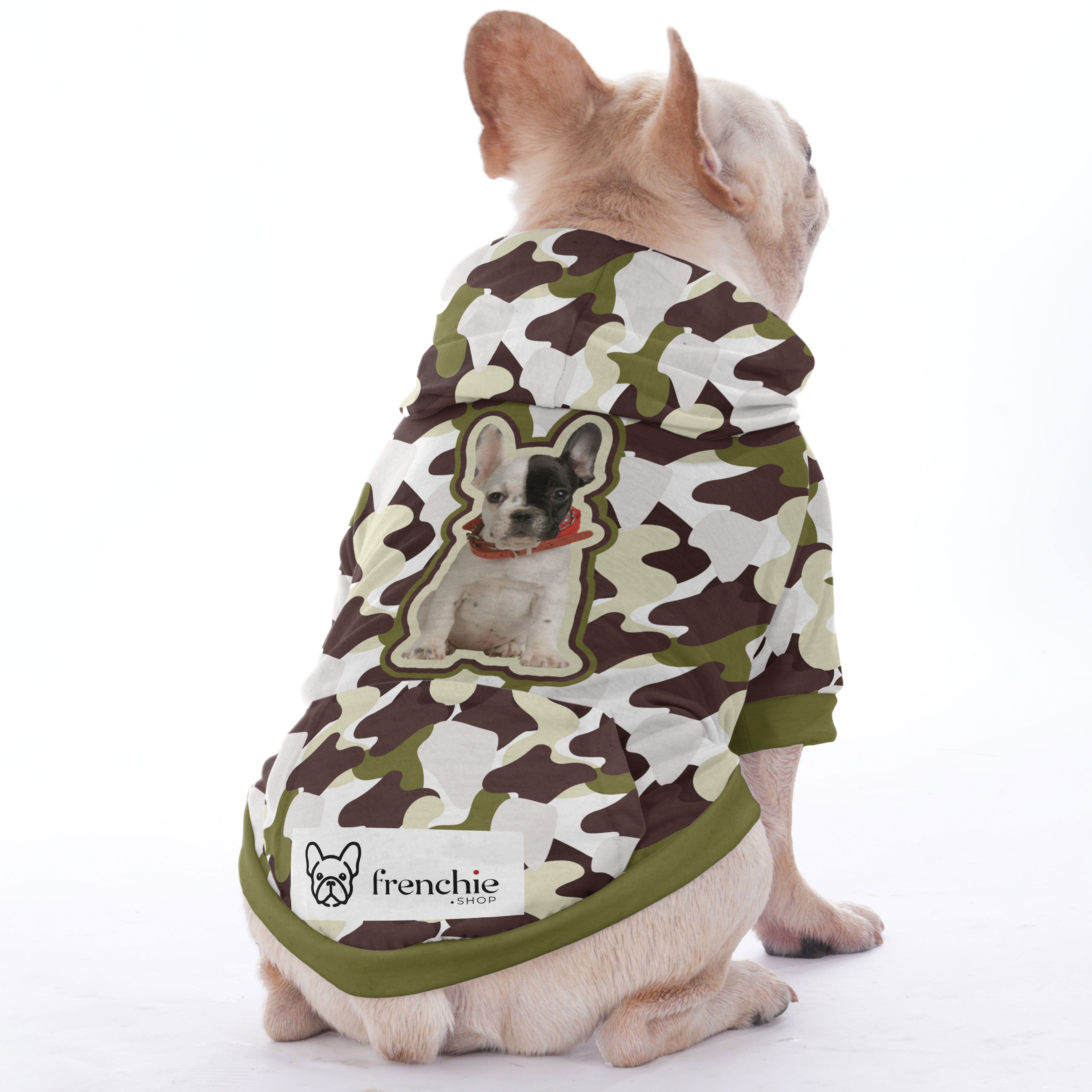 Personalized French Bulldog Hoodies Featuring for Short-Nosed Dogs-fadou