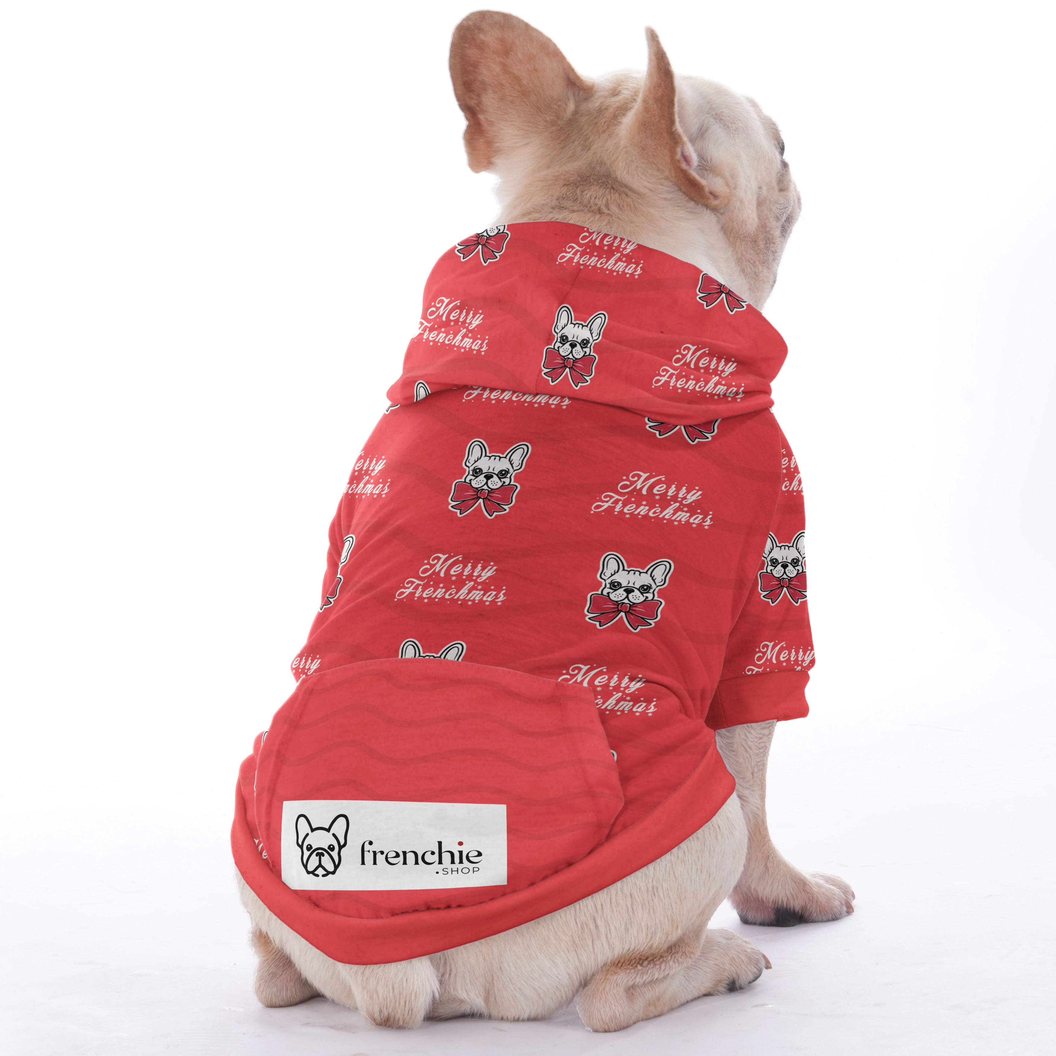 Margeaux French Bulldog Fleece Hoodie for Outdoor Adventures-fadou