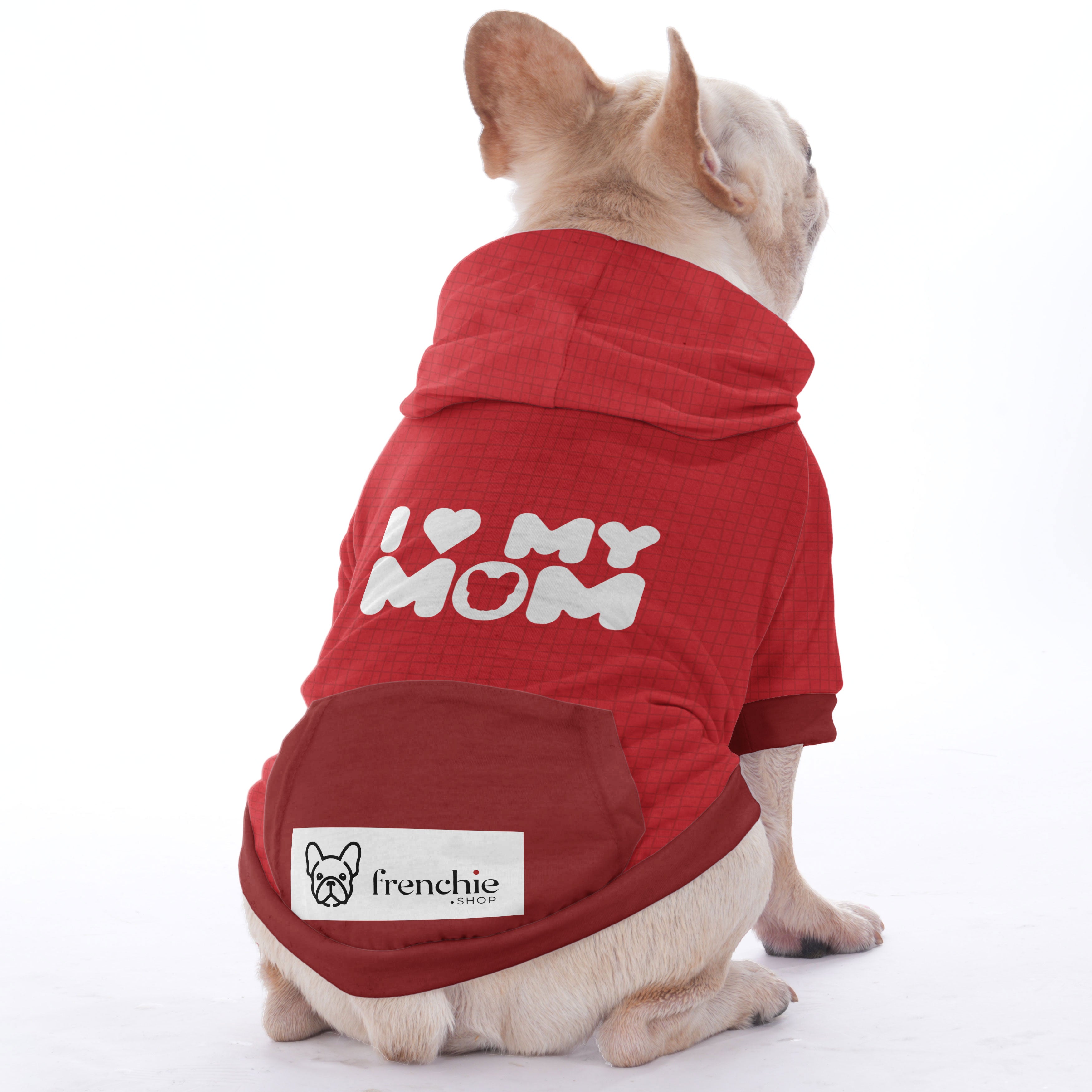 Dove French Bulldog Fleece Hoodie for Training Sessions-fadou