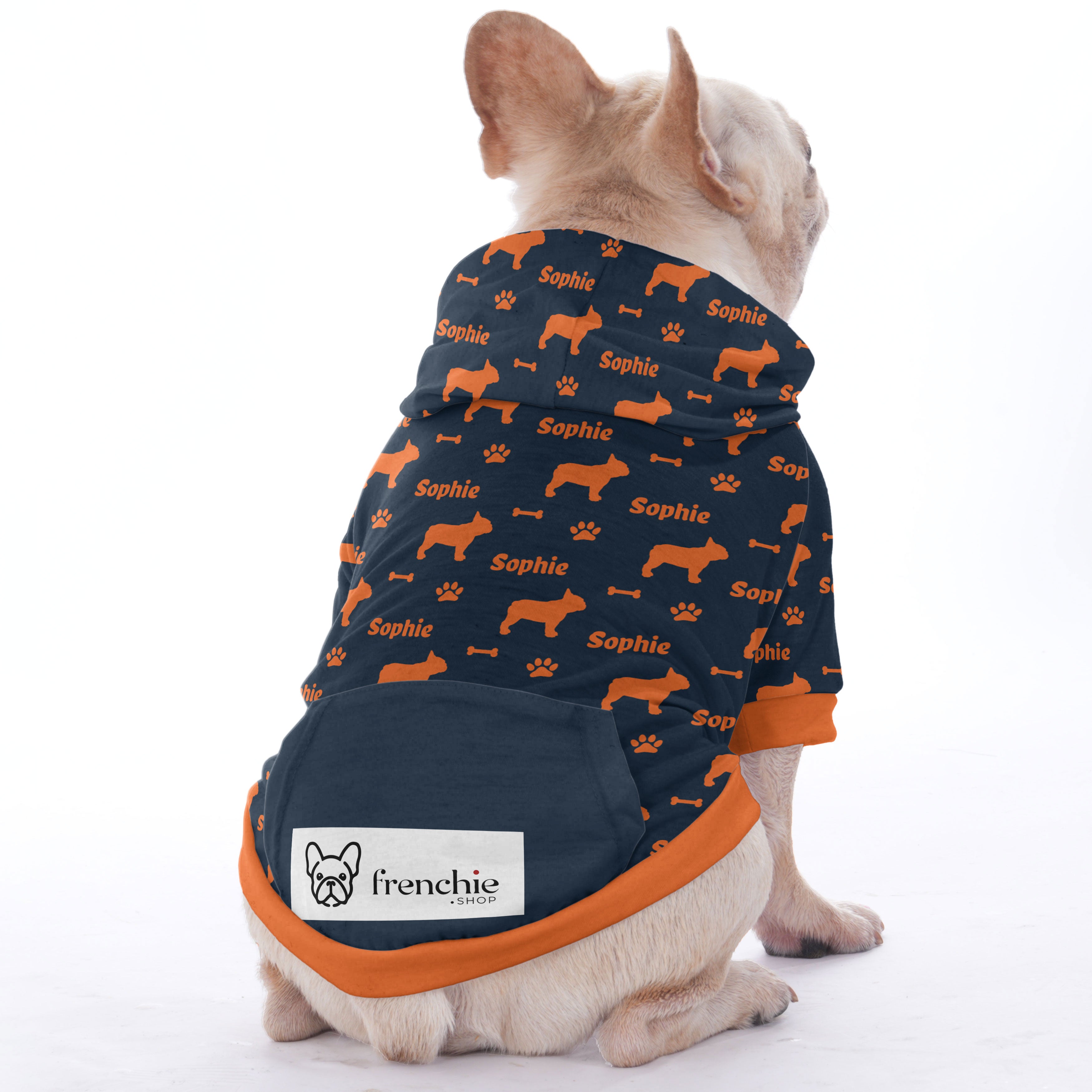French Bulldog Custom Pet Sweatshirt for Travel Comfort-fadou