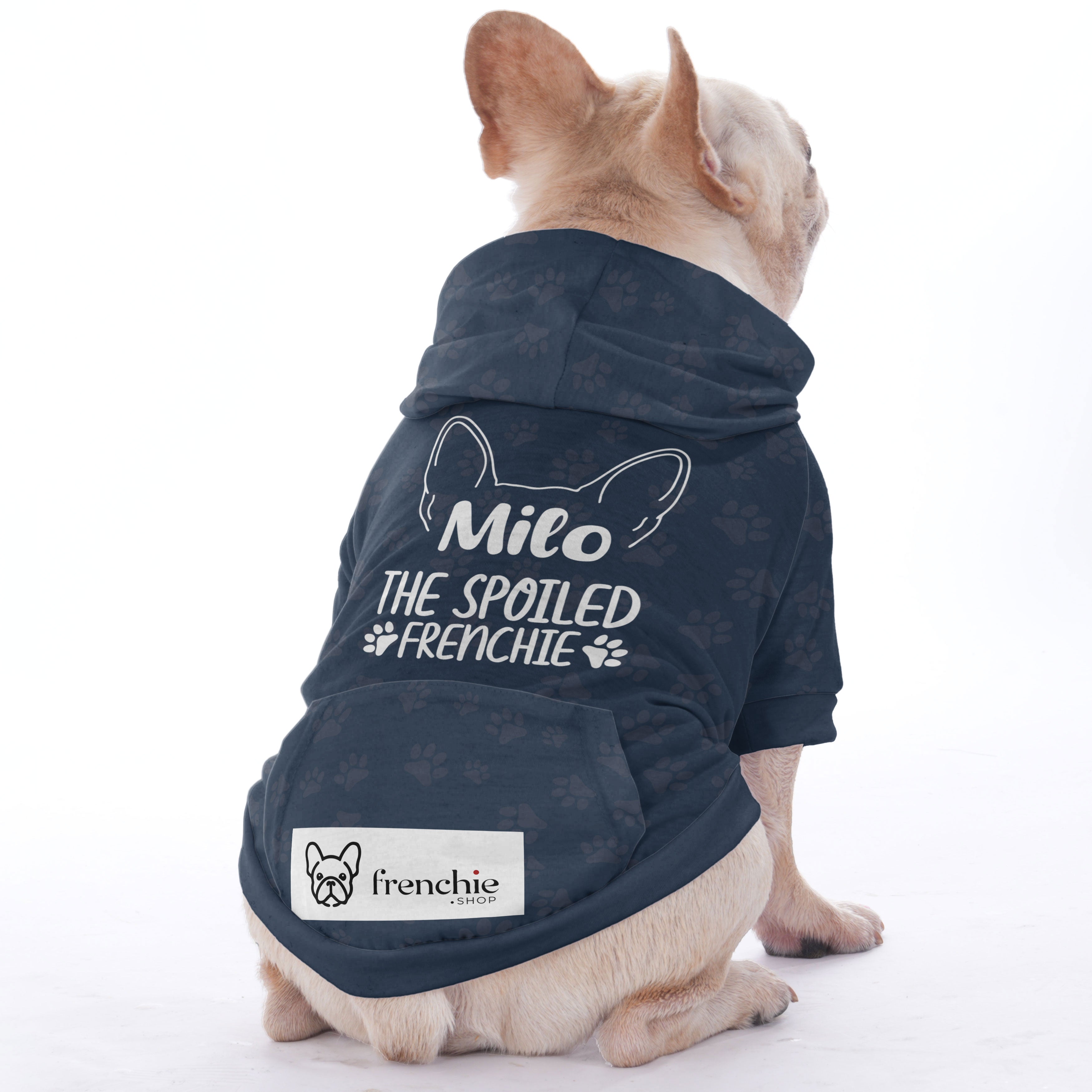 Customized French Bulldog Cozy Hoodie for Travel Comfort-fadou